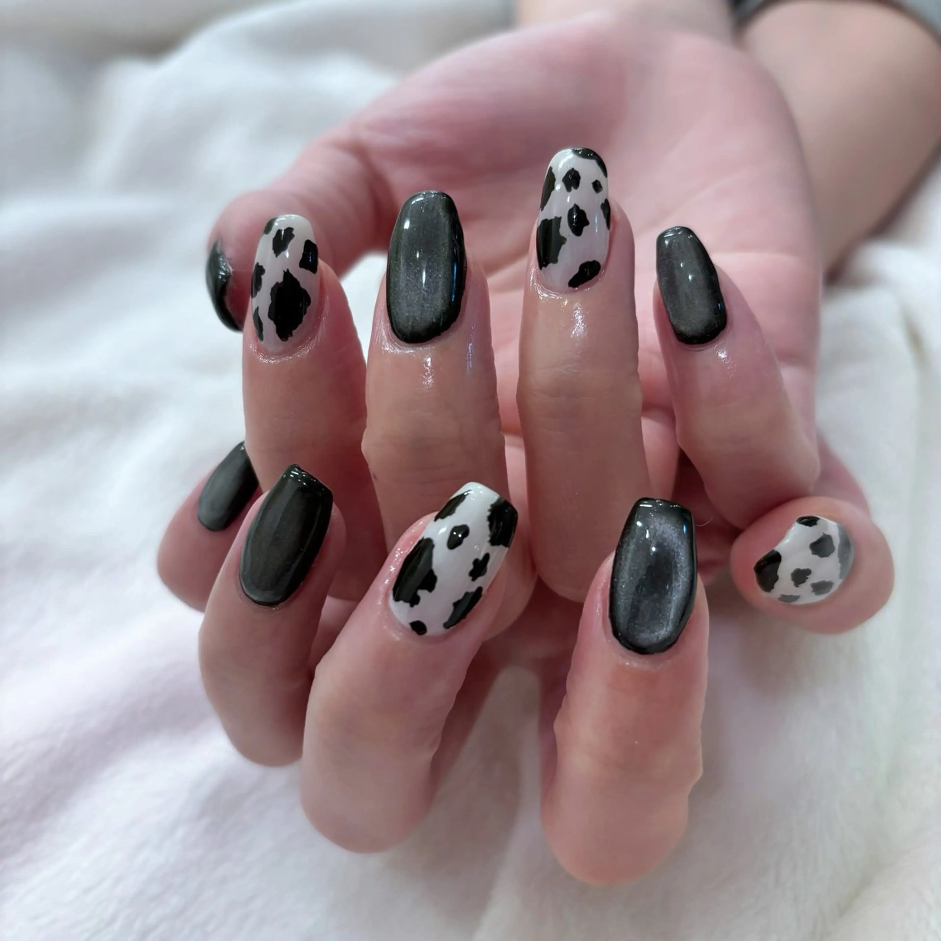 ネイル アニマル柄 ハンドネイル 松本 花奈のネイルデザイン