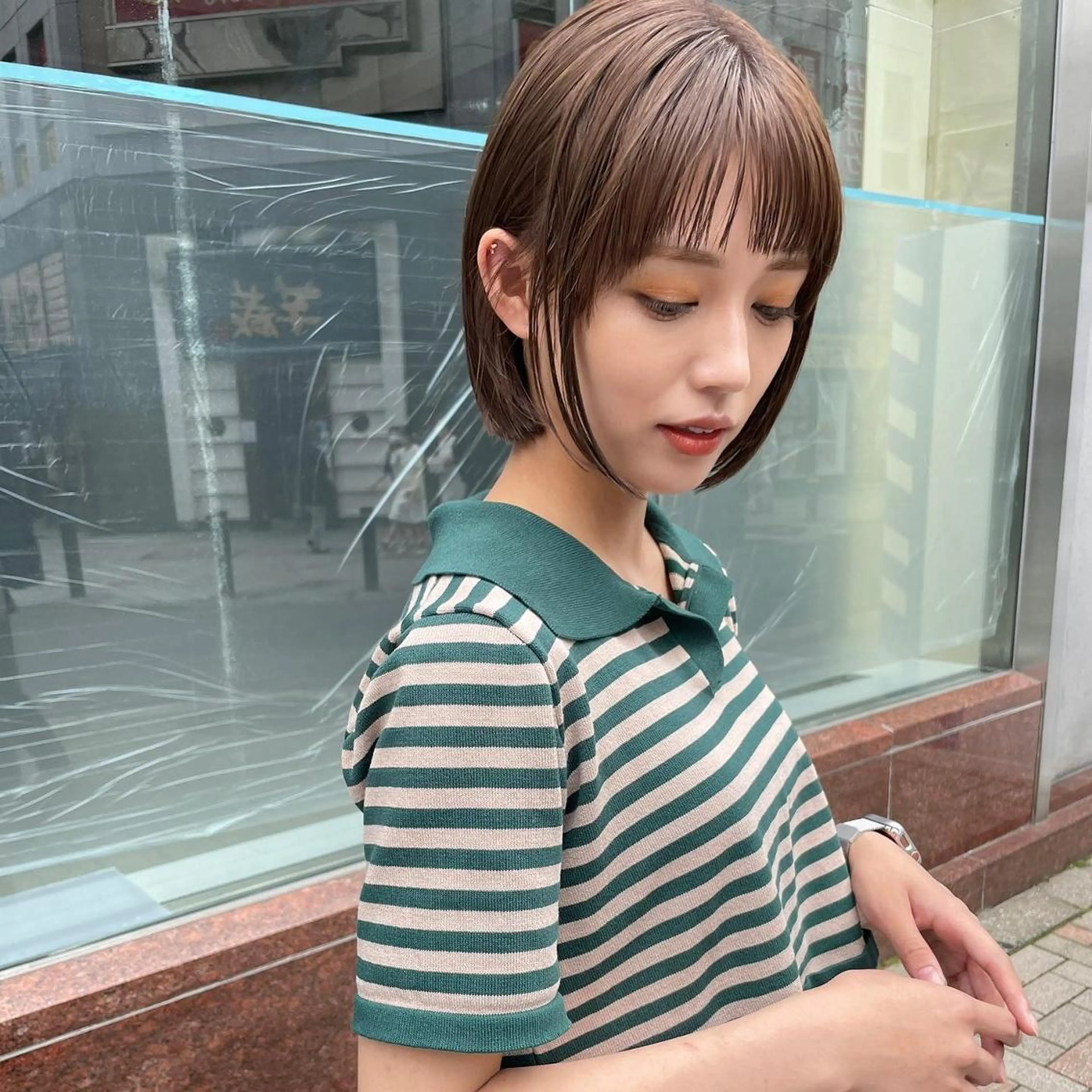 ショート 河原 亮のヘアスタイル