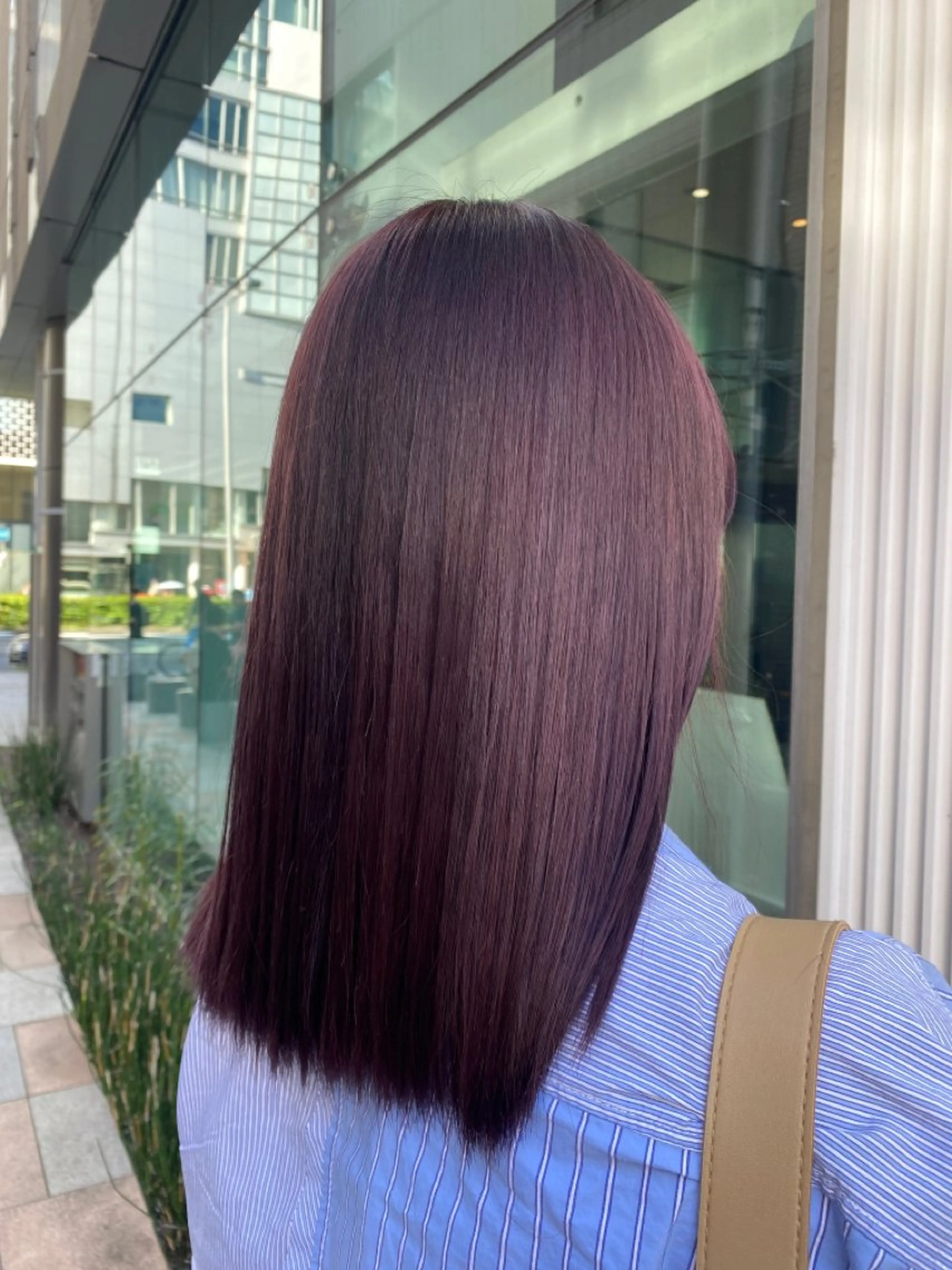 ミディアム カラー ヘアアレンジ ブリーチ アンククロス渋谷【ANKH CROSS】所属・韓国ヘア┊︎レイヤー ┊︎haruka🌙のヘアスタイル