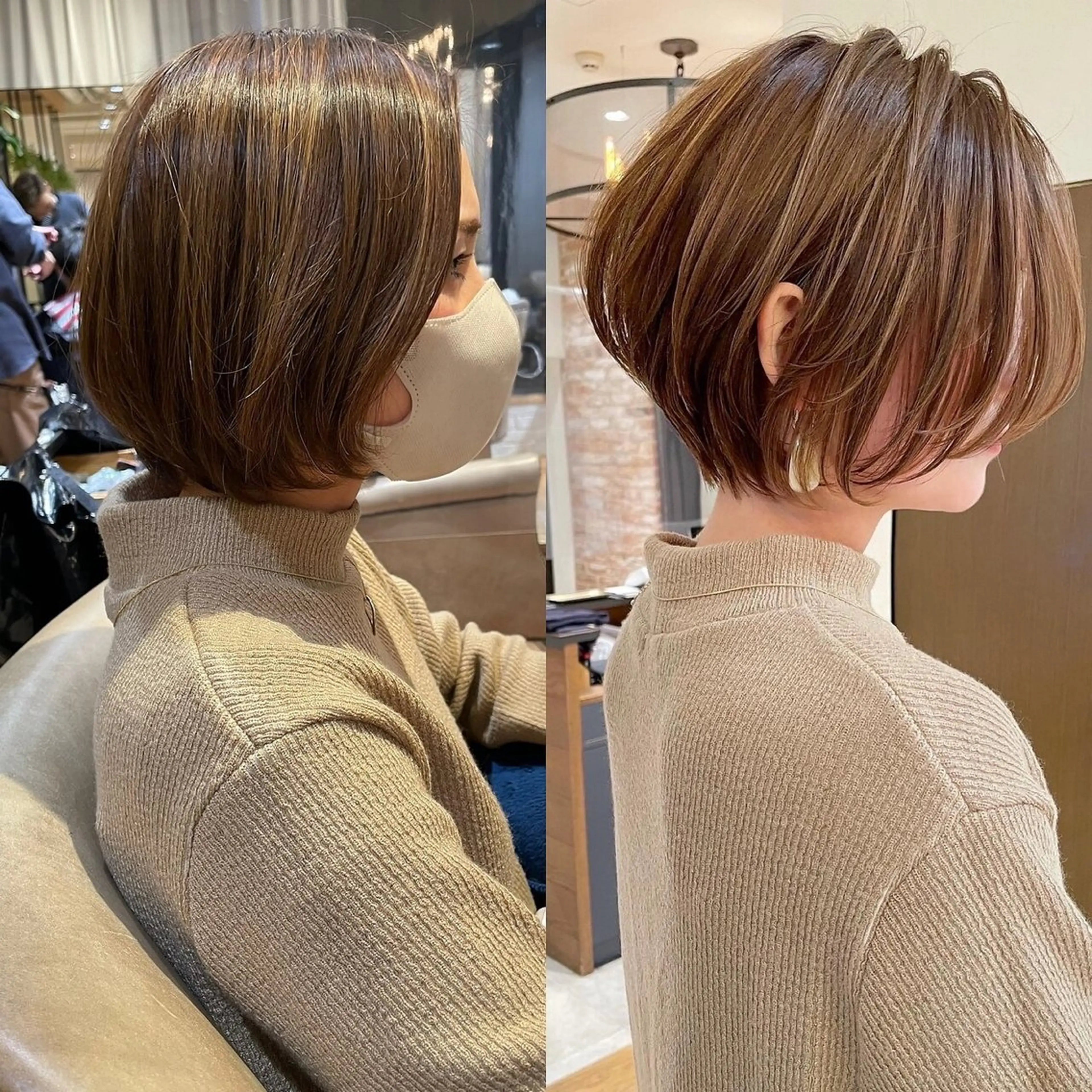 ショート カット トリートメント ヘッドスパ 🫧安野祥華 銀座大人ショート🫧のヘアスタイル