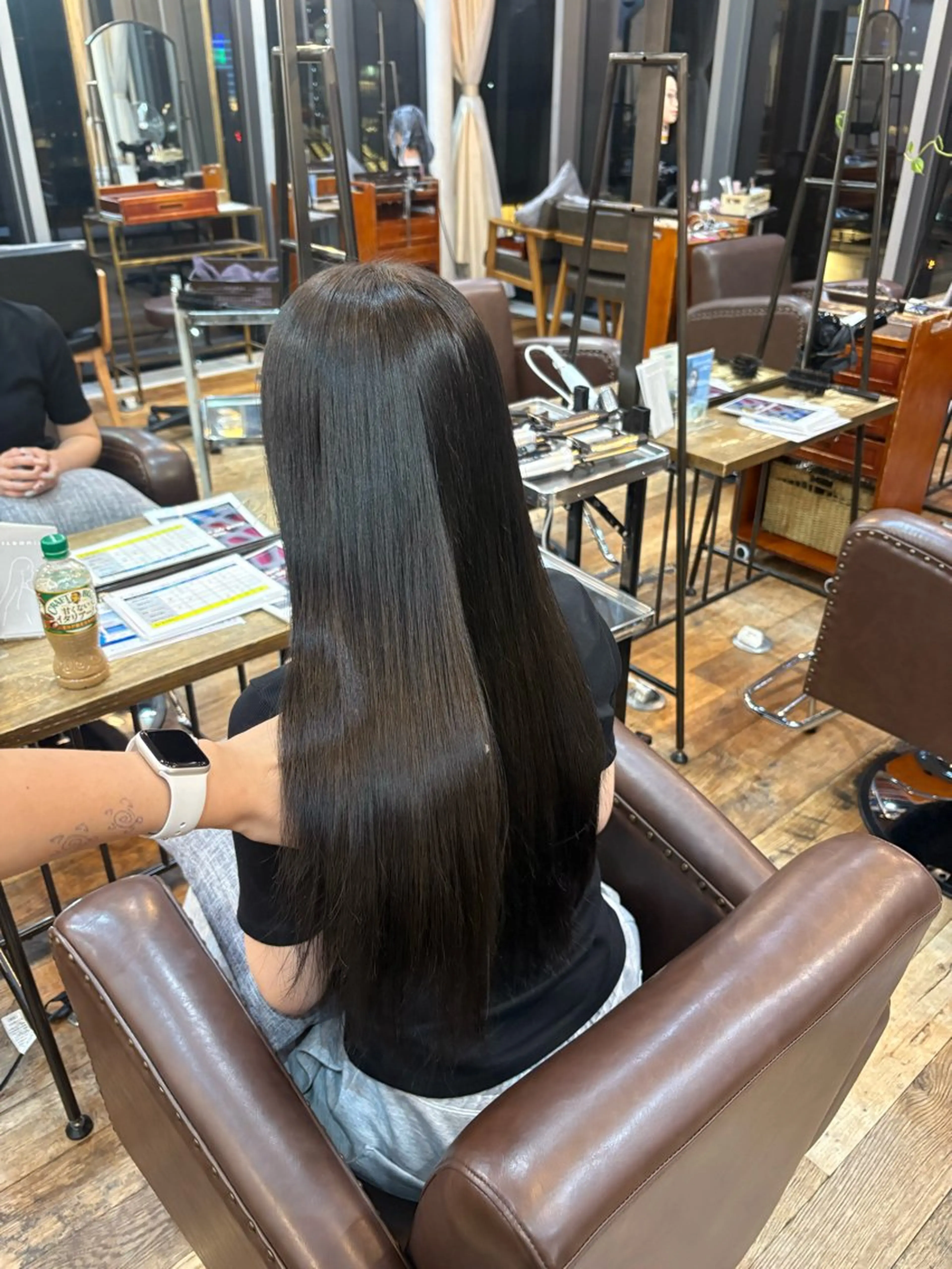 ロング トリートメント カラー/縮毛矯正 さくらのヘアスタイル