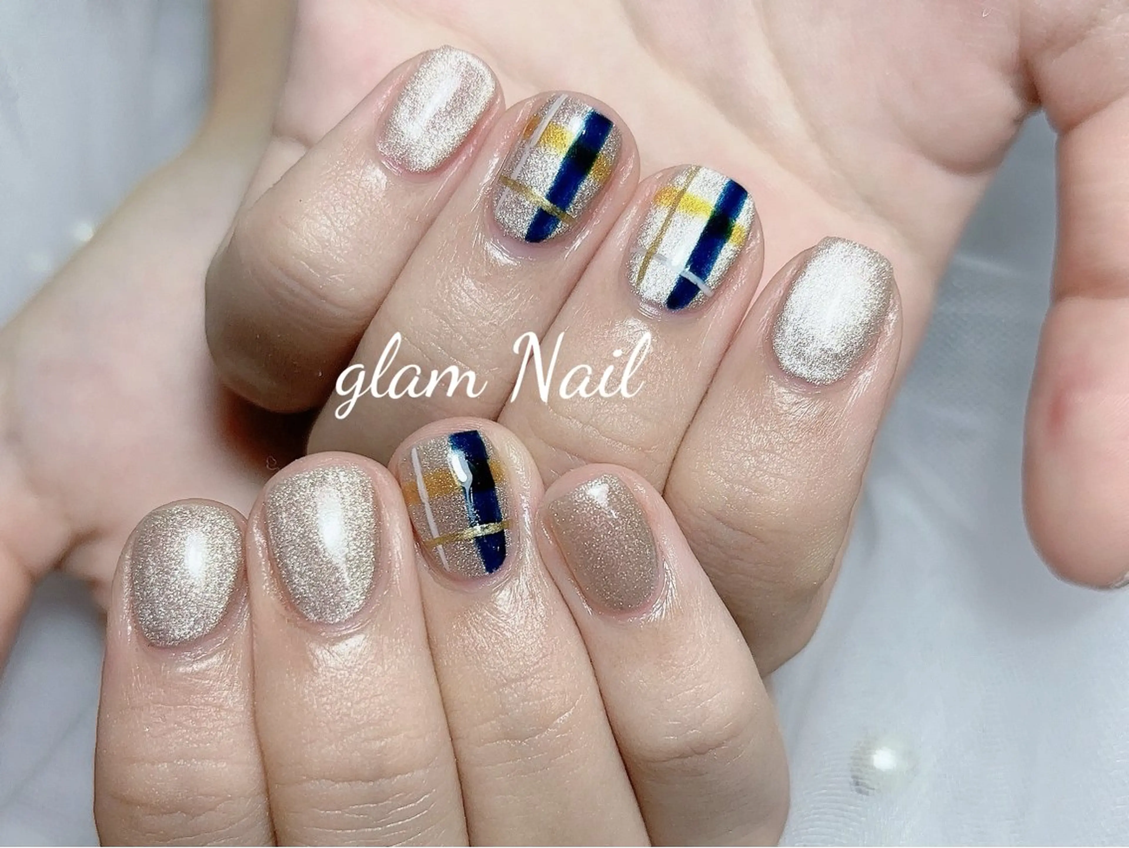 ネイル エツメ💅 長さだし🎀デザインのネイルデザイン