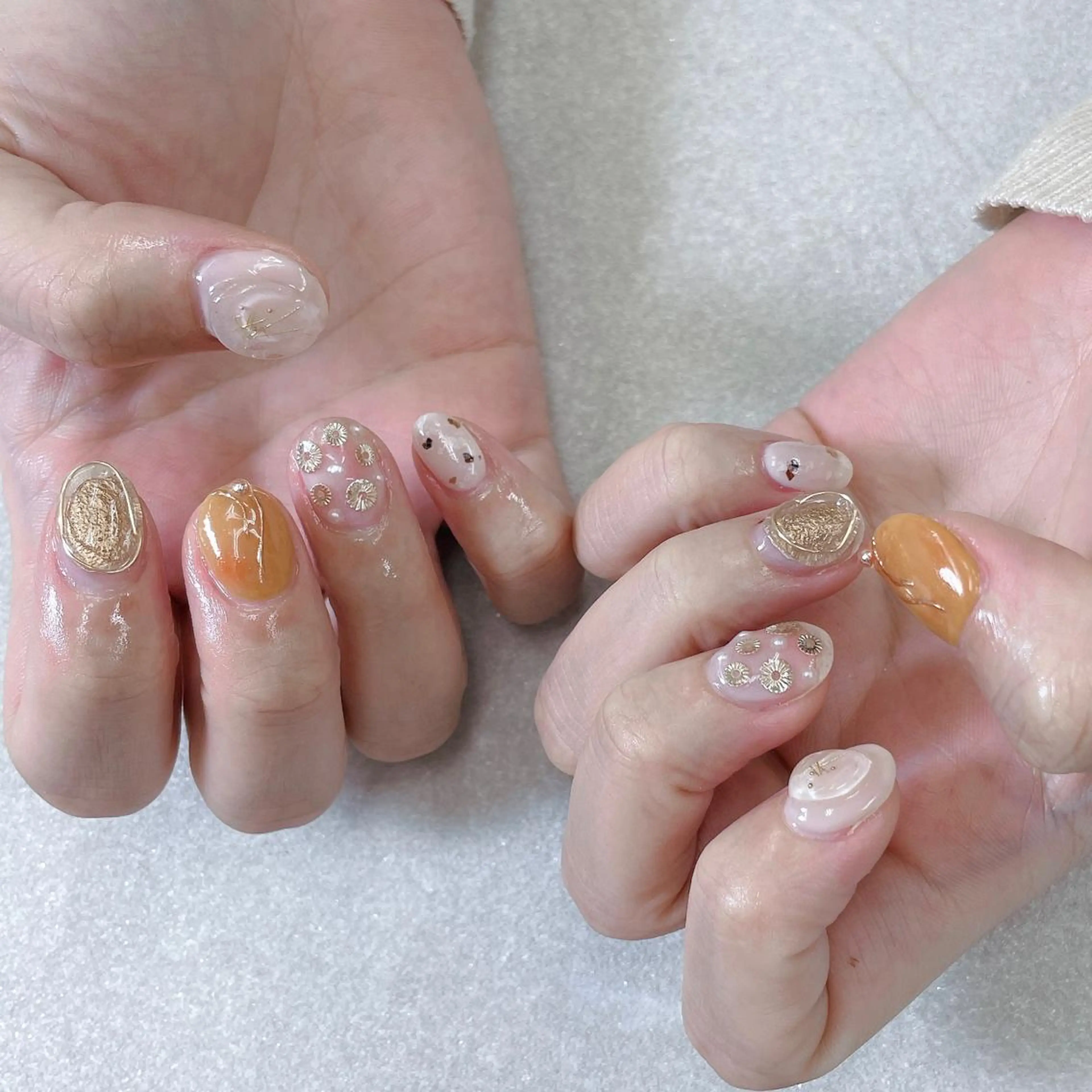 ネイル アートネイル ハンドネイル A85G ayakoのネイルデザイン