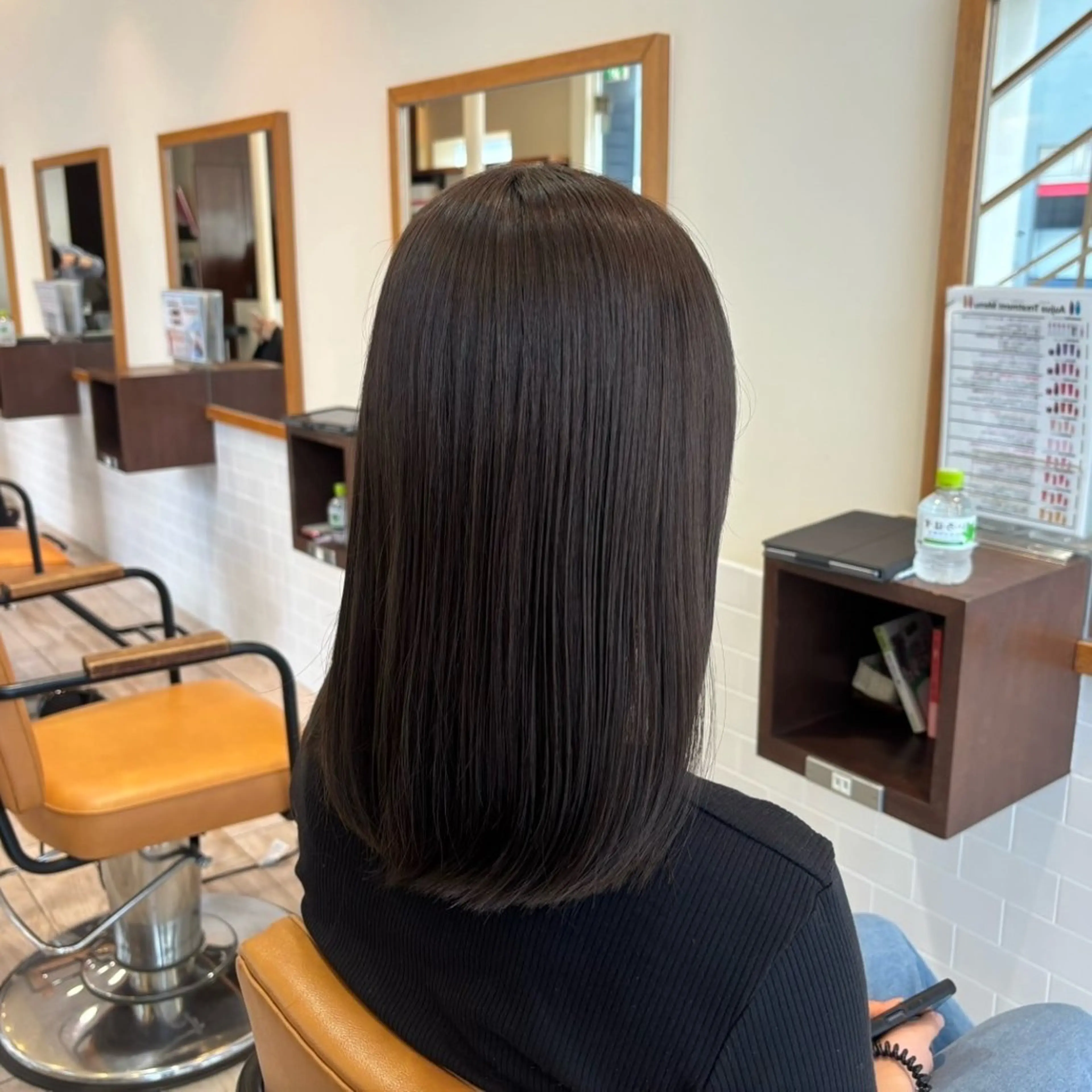 セミロング カラー RISAKO🏁 ショート/ボブのヘアスタイル