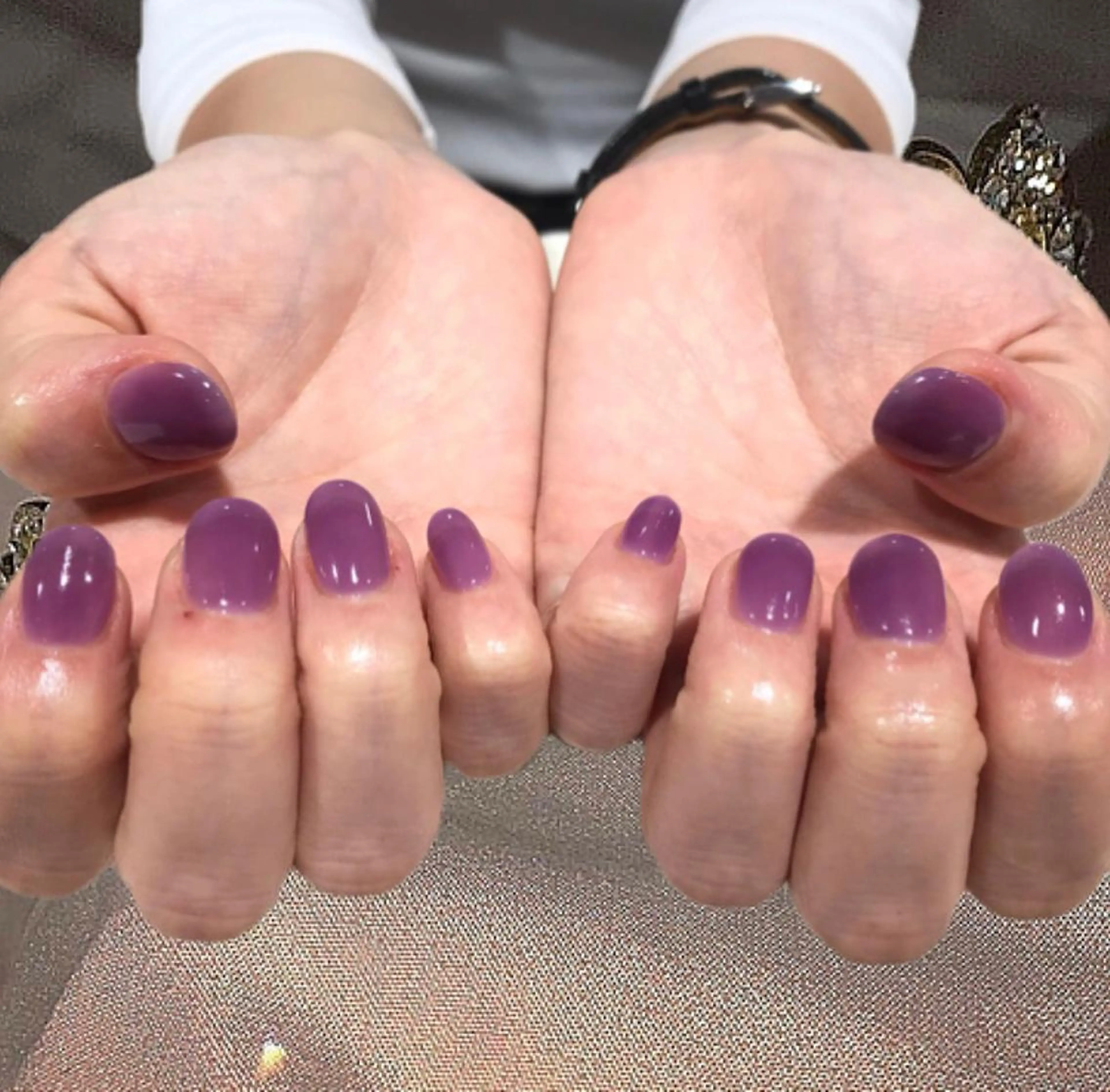 ネイル パープル ハンドネイル sharesalon    room59所属・nozomi 🌙のネイルデザイン