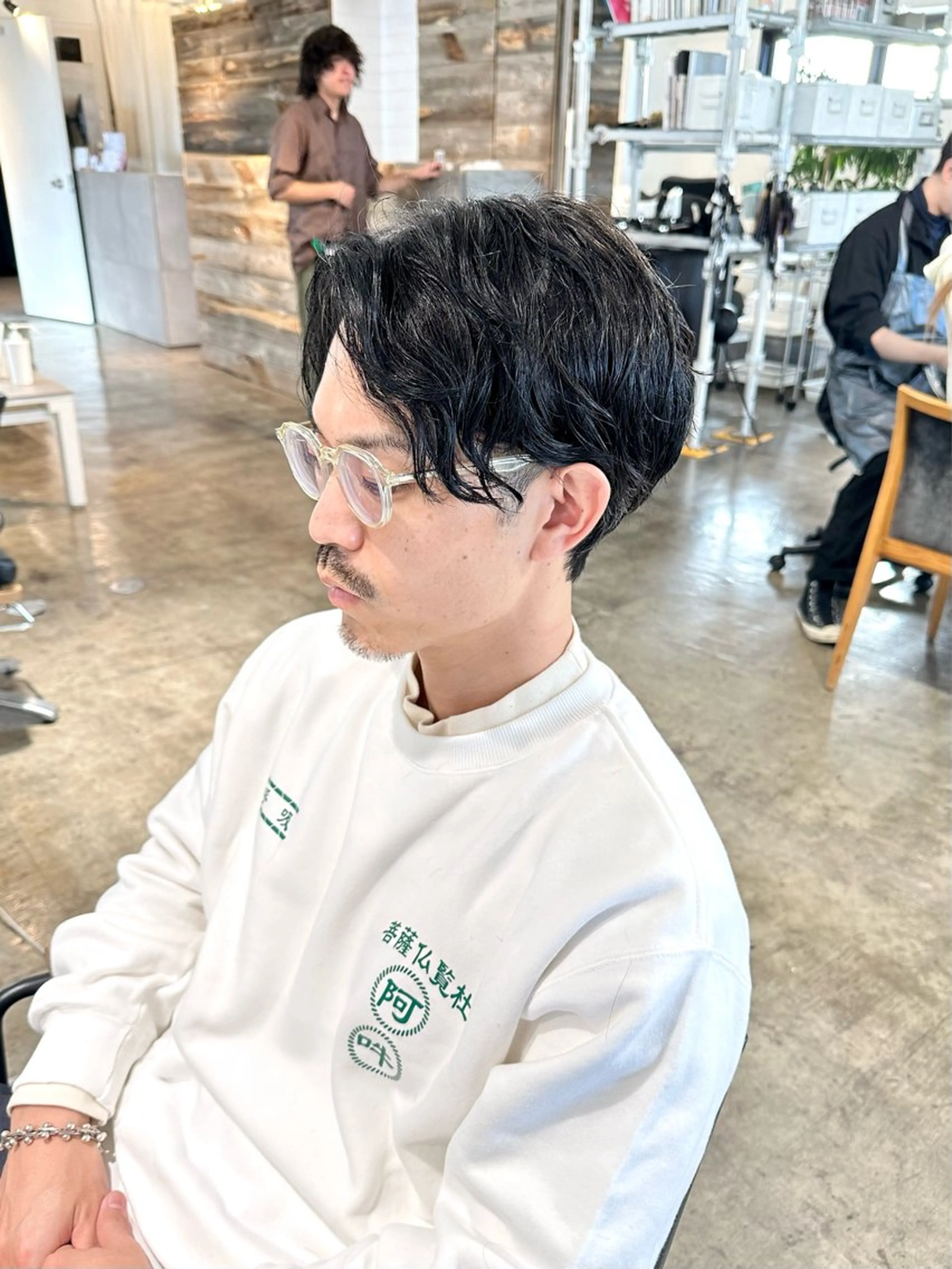 メンズ マッシュ メンズパーマ メンズツイストパーマ 波巻きパーマ ツイストパーマ カット パーマ トリートメント 骨格補正施術/メンズ 専門美容師/YUYAのヘアスタイル