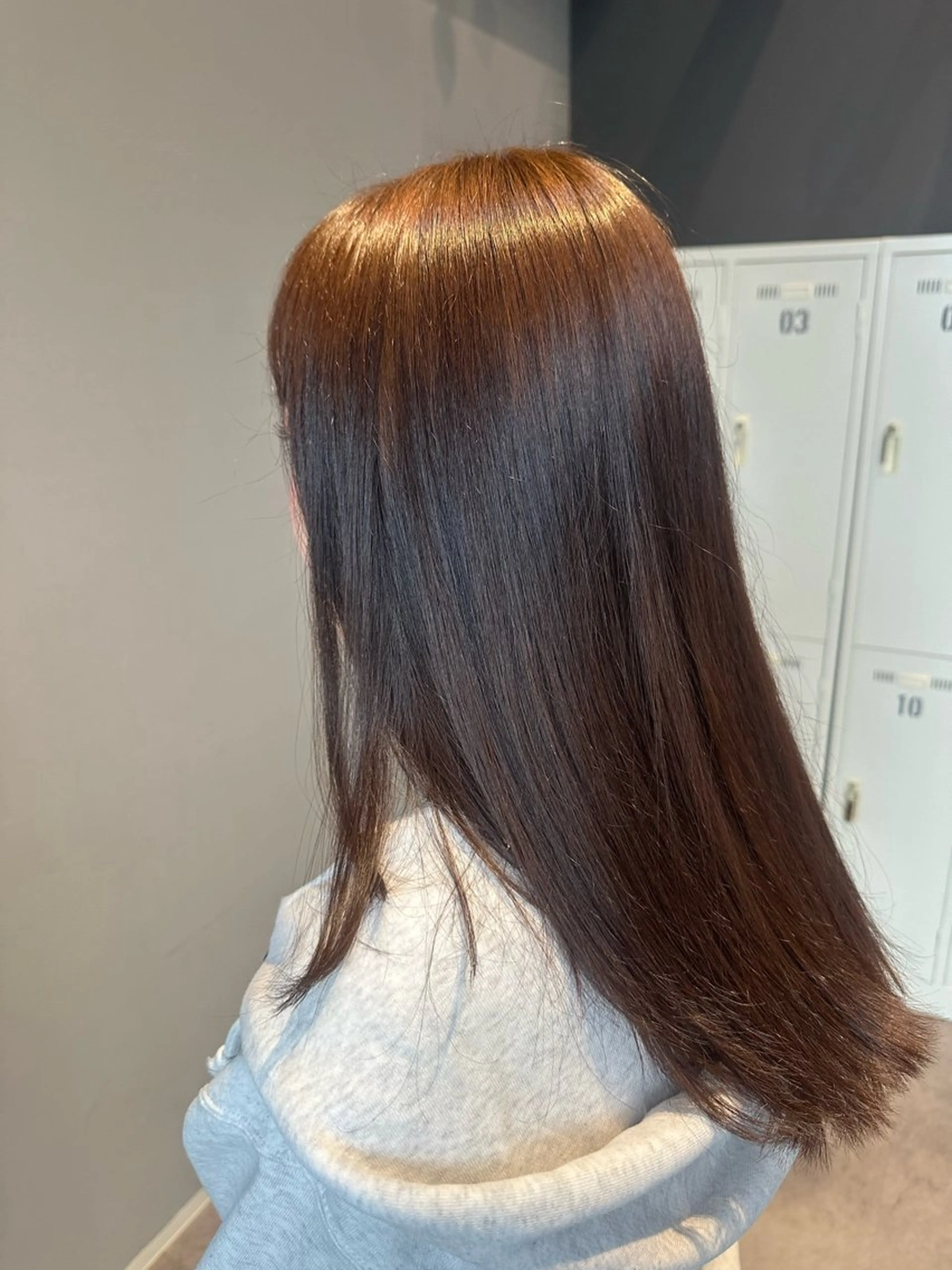 ロング ヘアカラー Agu まゆかのヘアスタイル