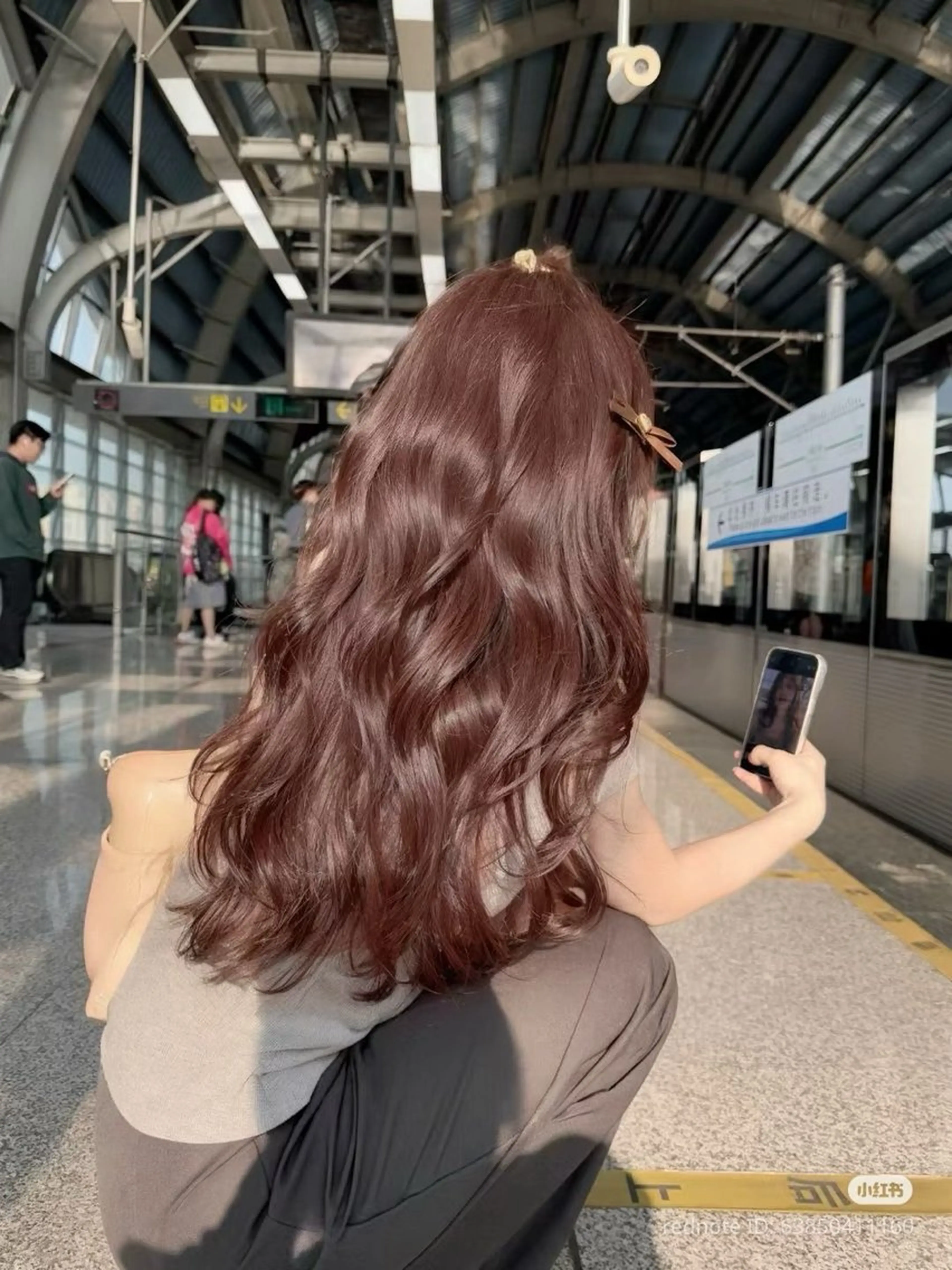 セミロング カラー カット ヘアカラー トリートメント ヘッドスパ 艶モテ韓流ヘア 🤍りんのヘアスタイル