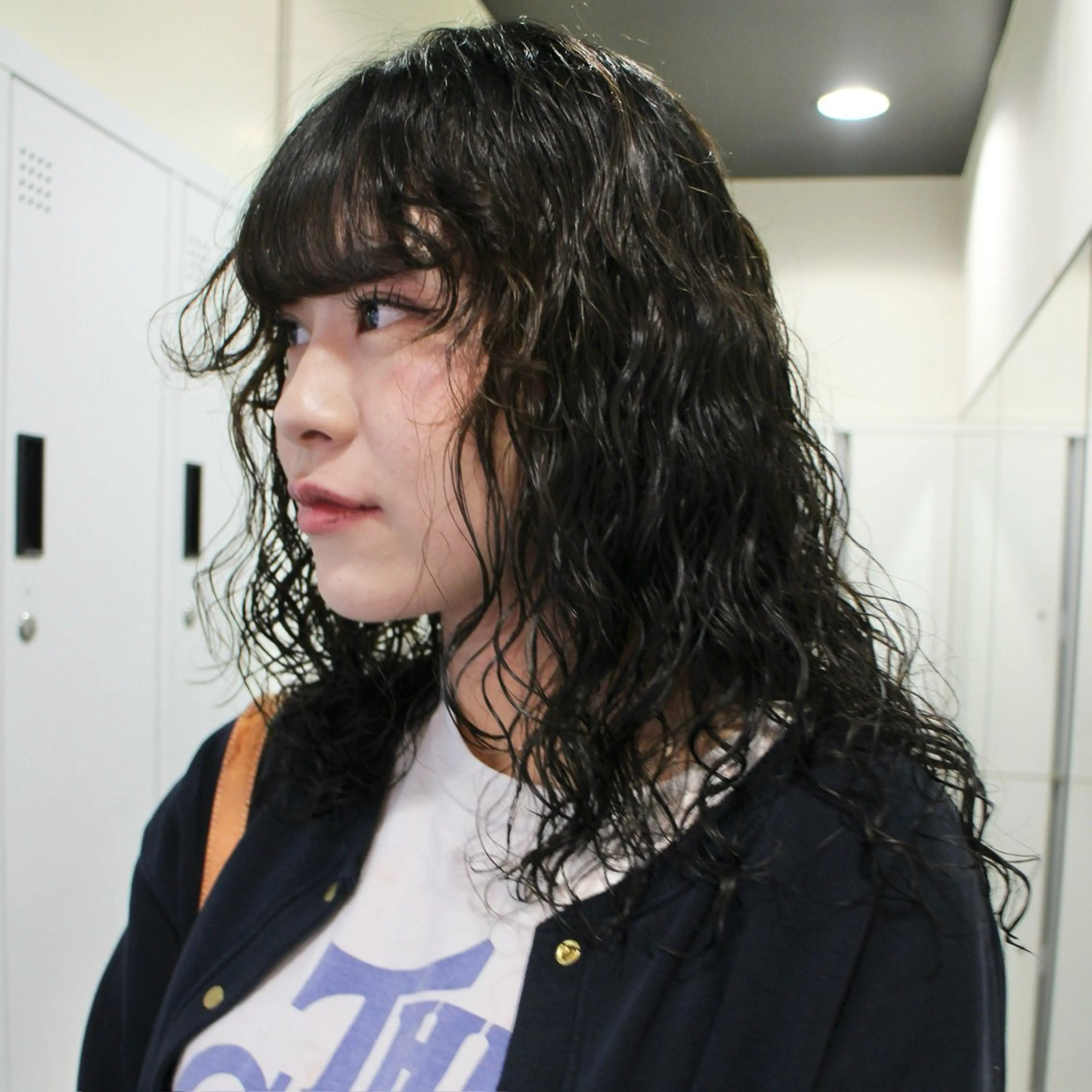 セミロング パーマ セミロングパーマ カーリーパーマ/ 透明ｶﾗｰ/MIKUのヘアスタイル