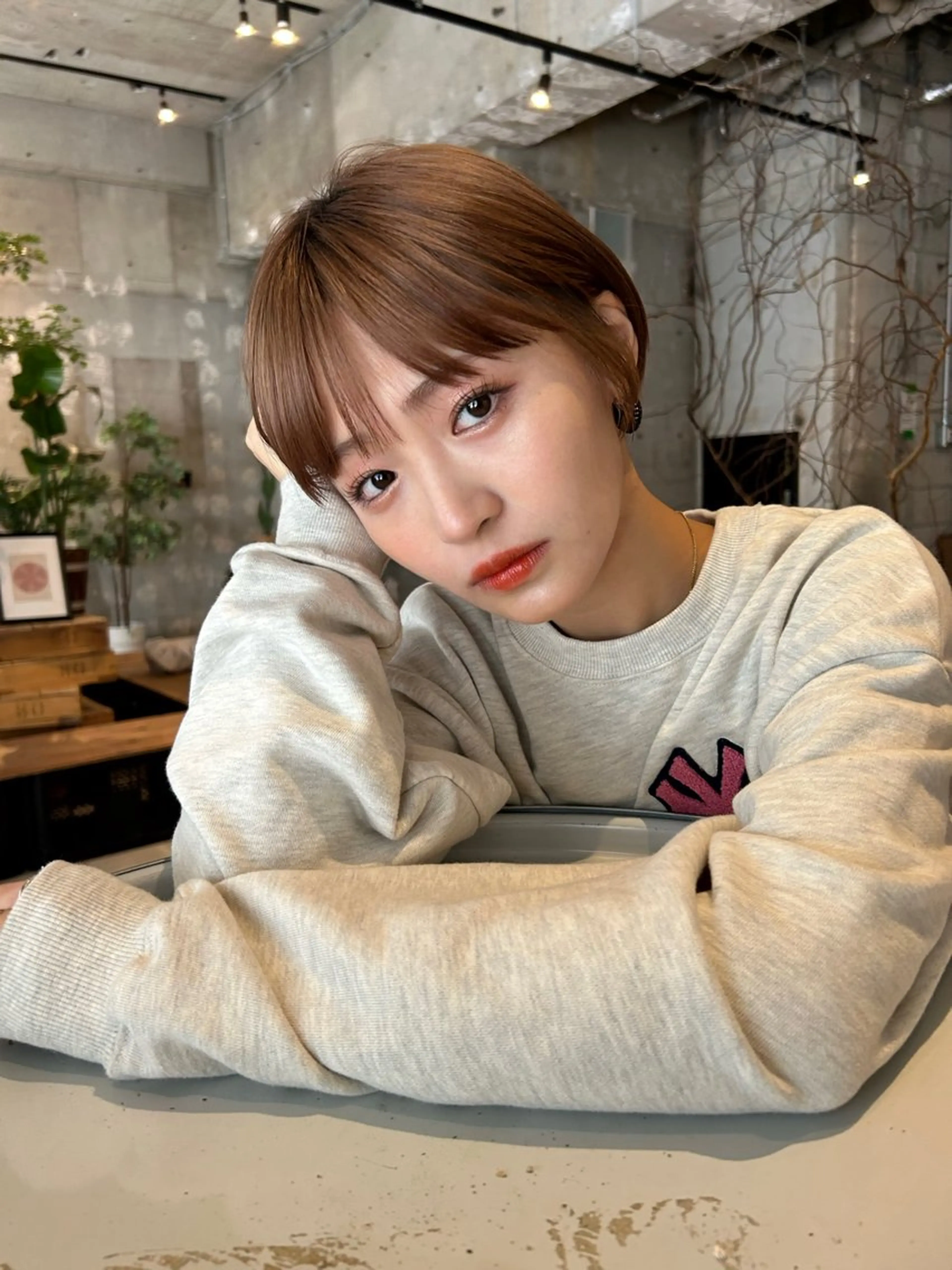 ショート カラー カット ヘアカラー 一ノ瀬 暁のヘアスタイル