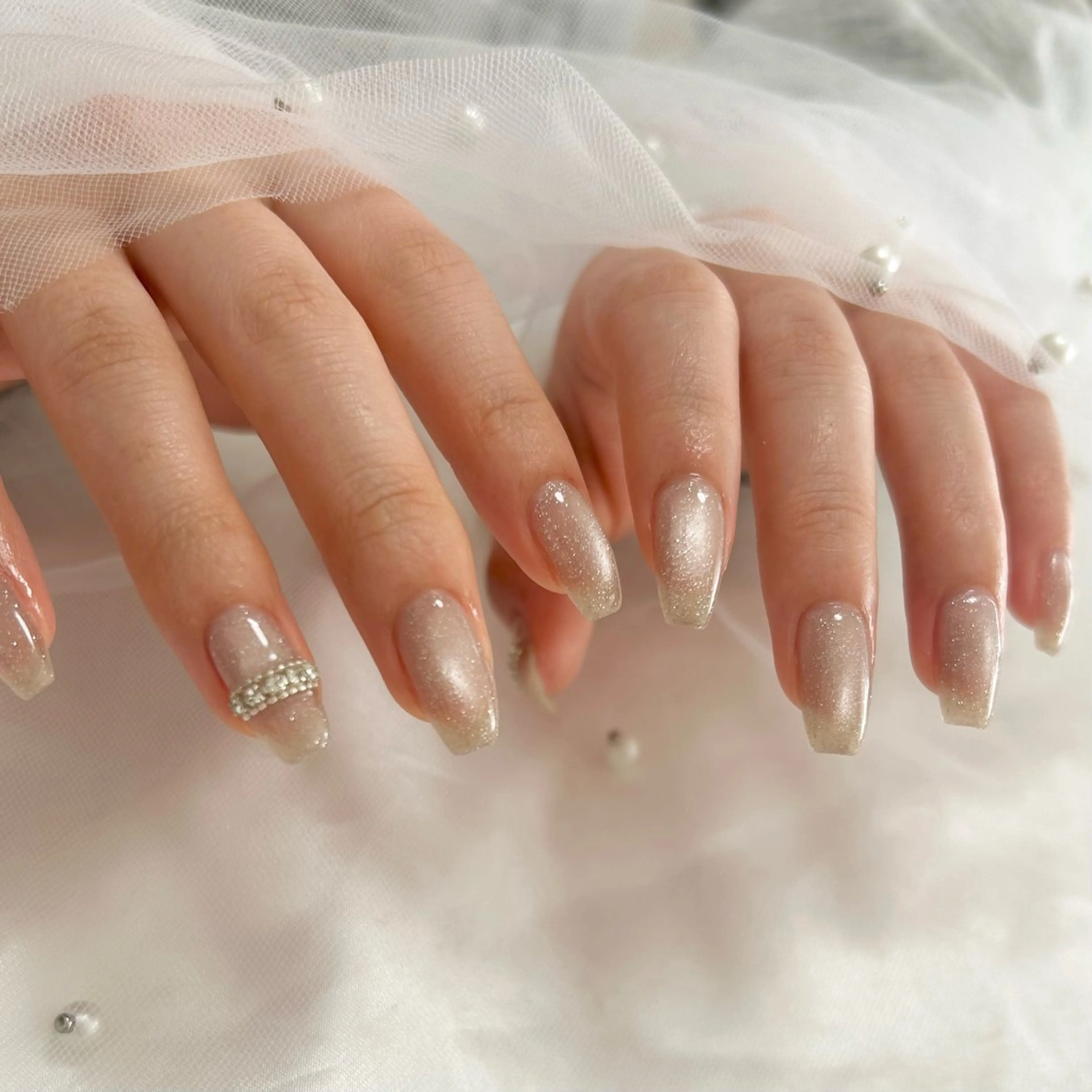 ネイル フラッシュネイル マグネットネイル ハンドネイル Dallon nailのネイルデザイン