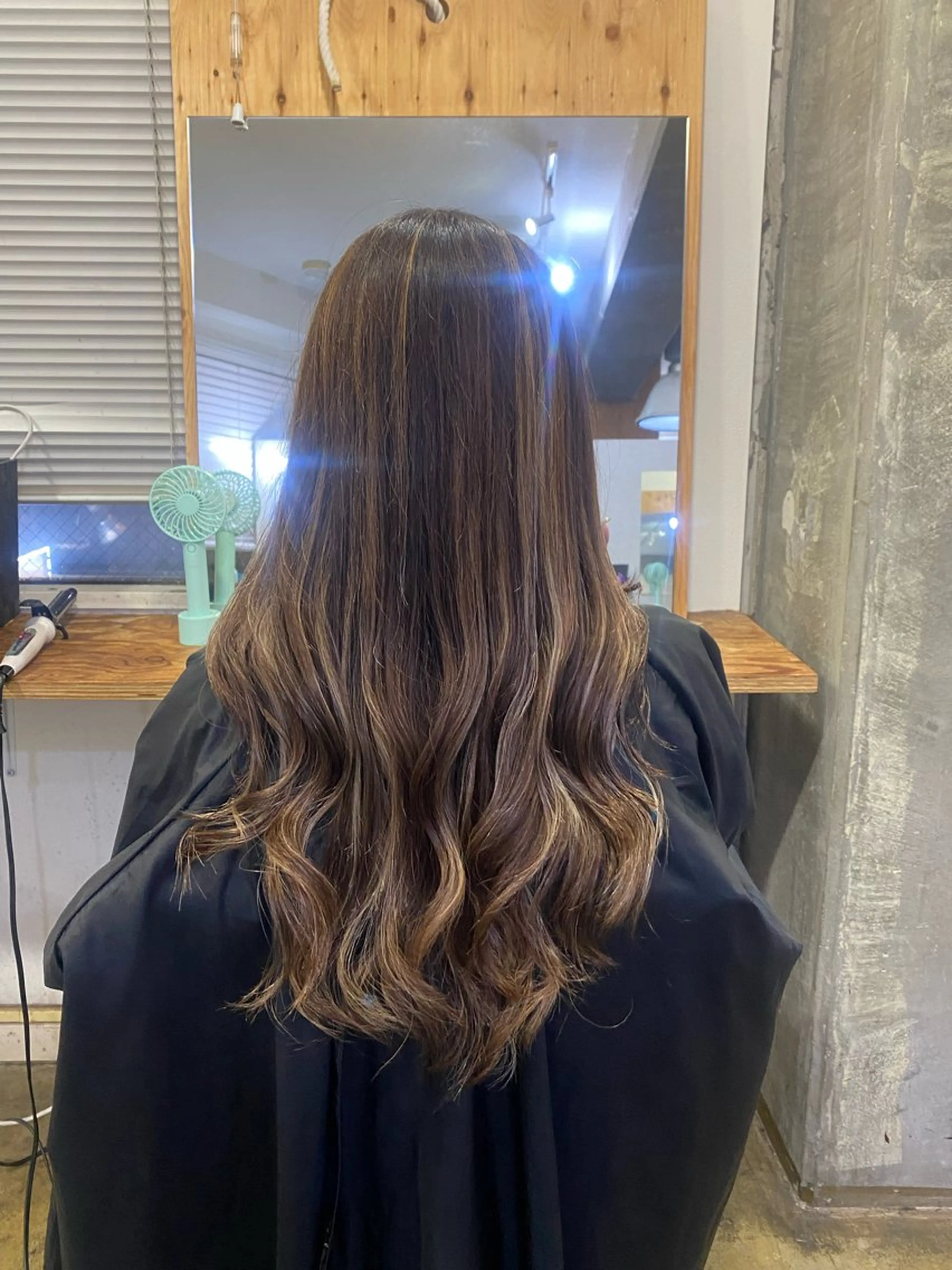 ロング カラー ブリーチカラーと、髪 質改善。HARUKAのヘアスタイル