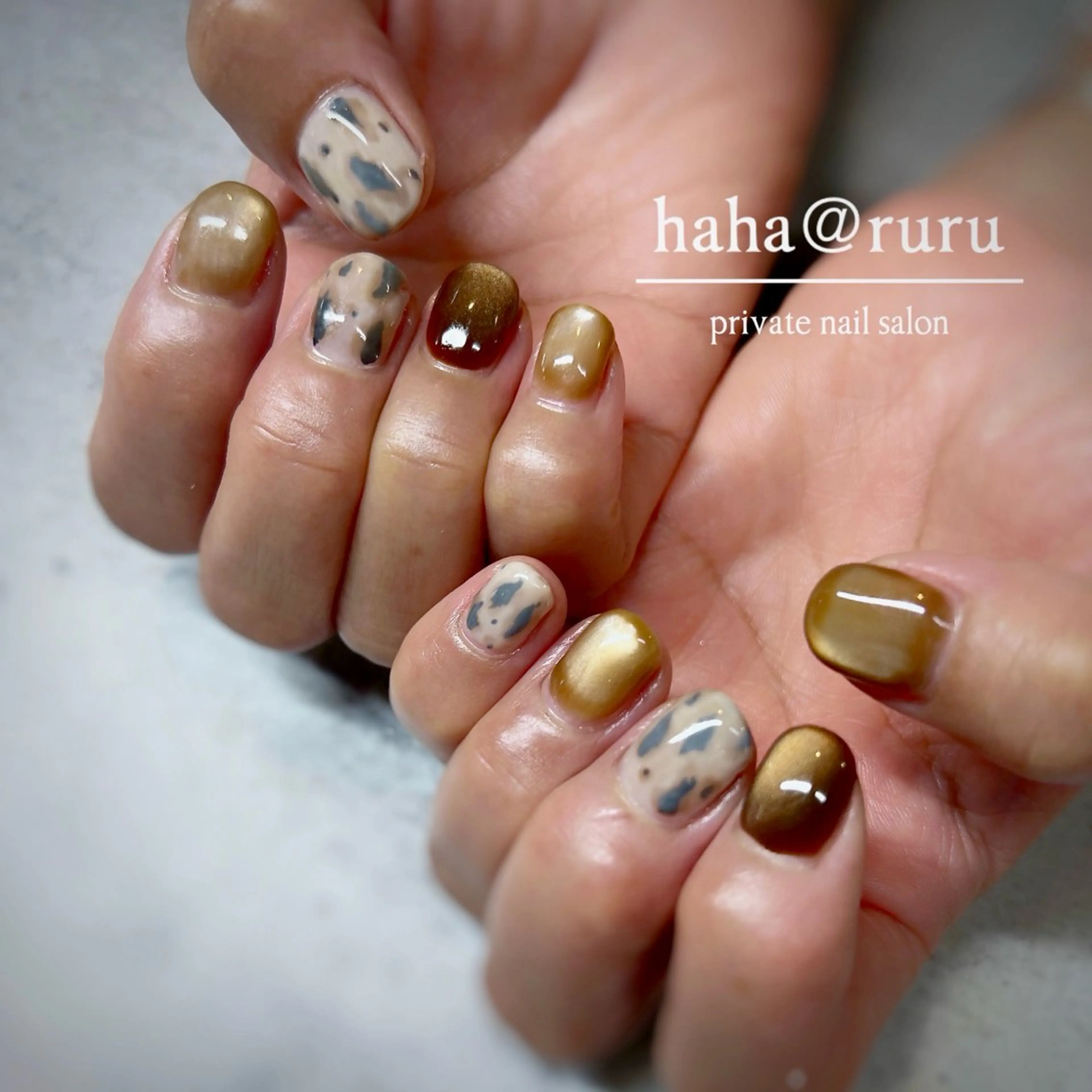 ネイル haha@ ruruのネイルデザイン