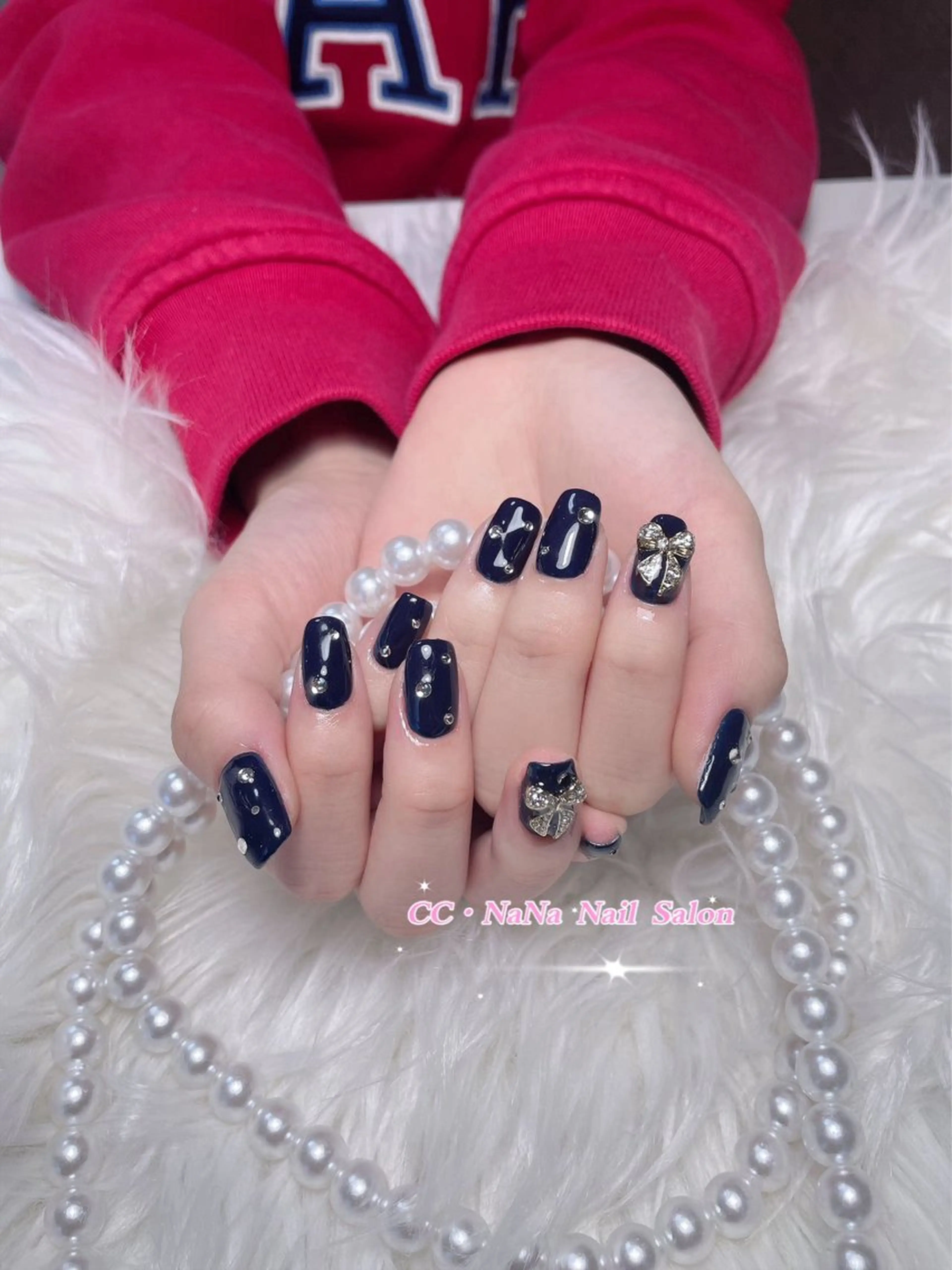 ネイル チークネイル フラッシュネイル ハート キラキラネイル 韓国ネイル ハンドネイル 💎CC・NaNa 韓国風ネイル🌙Cのネイルデザイン