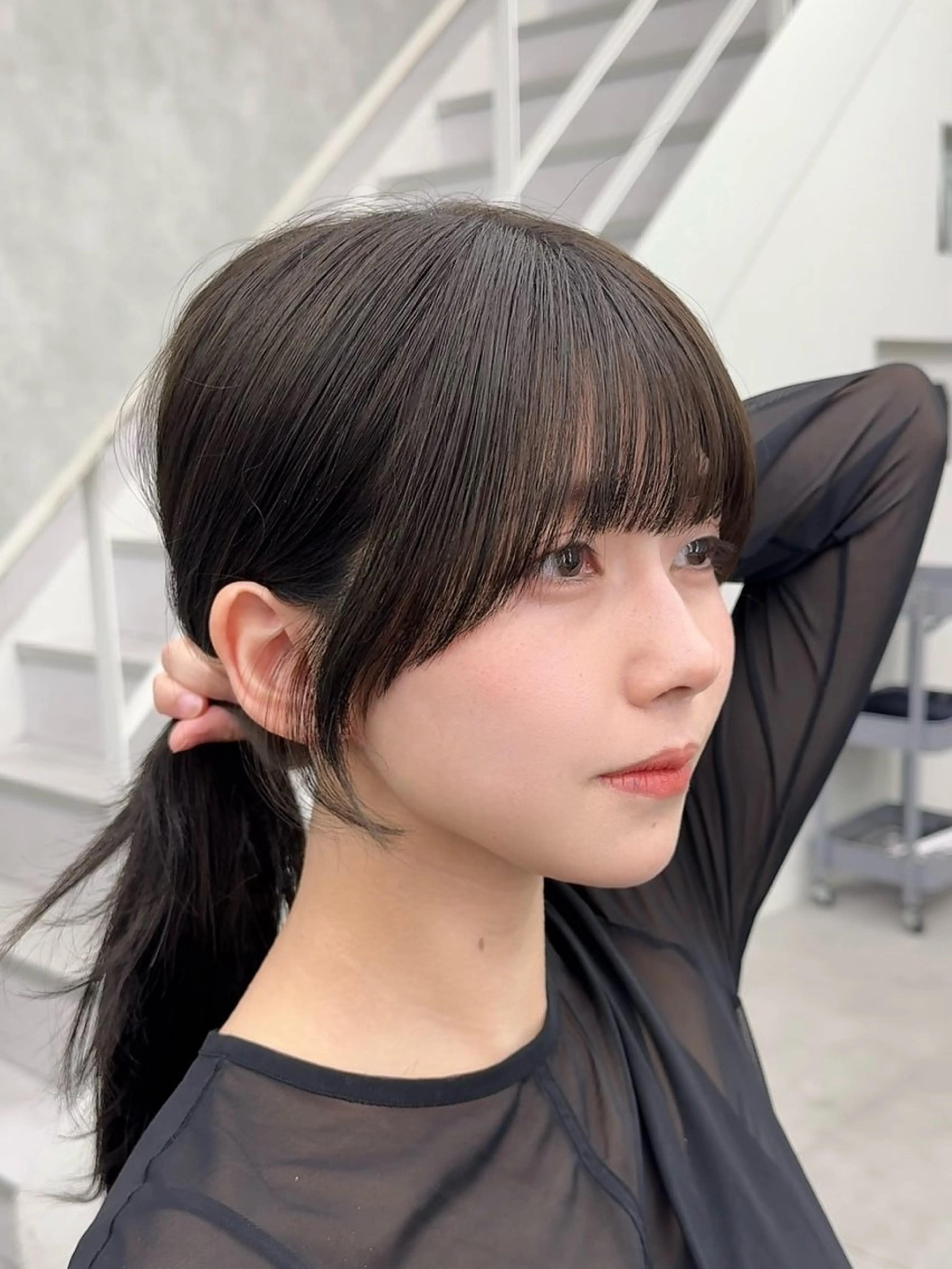 顔まわりカットの写真