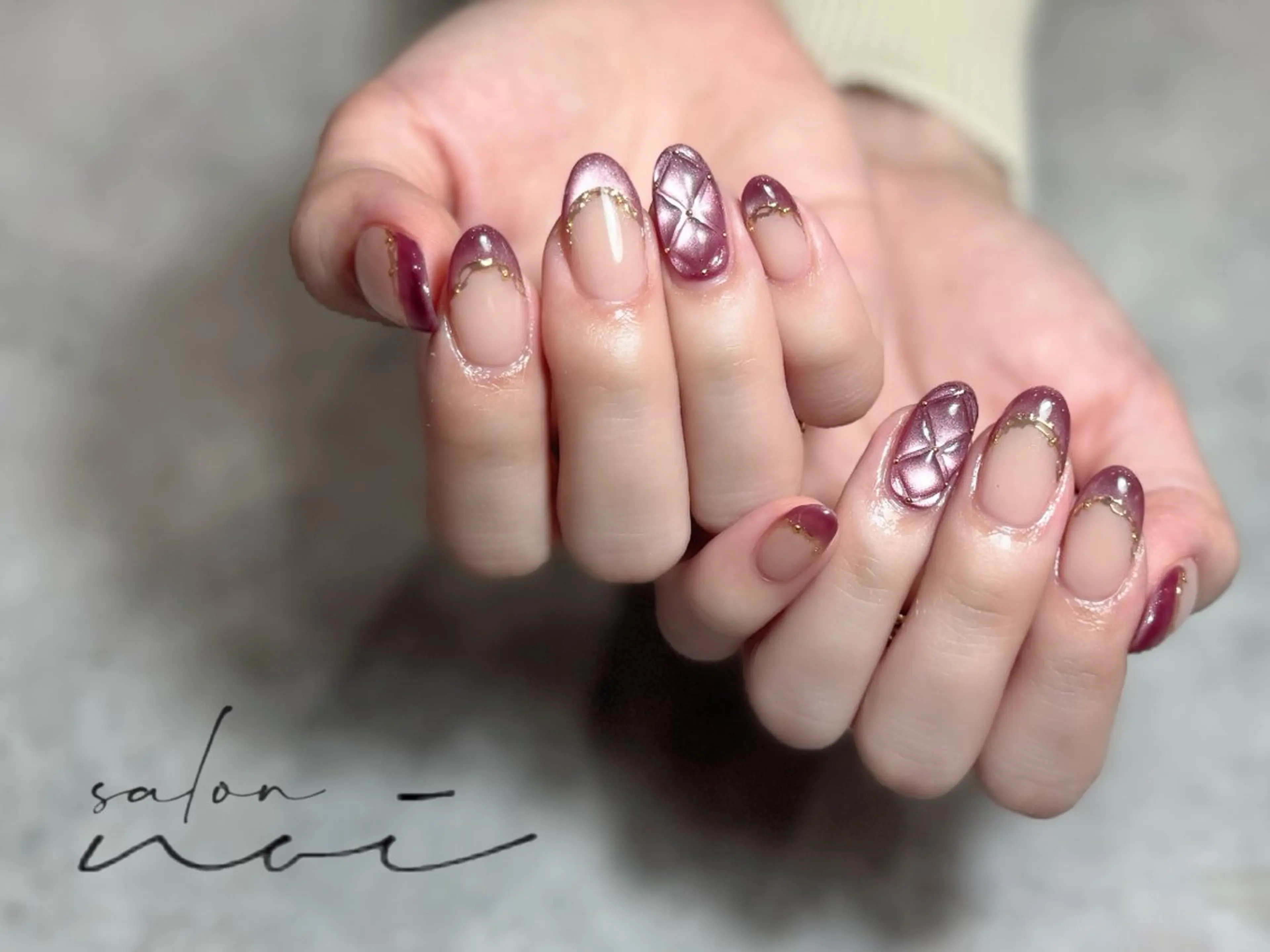 ネイル マグネットネイル ハンドネイル salon noi所属・salon noiのネイルデザイン