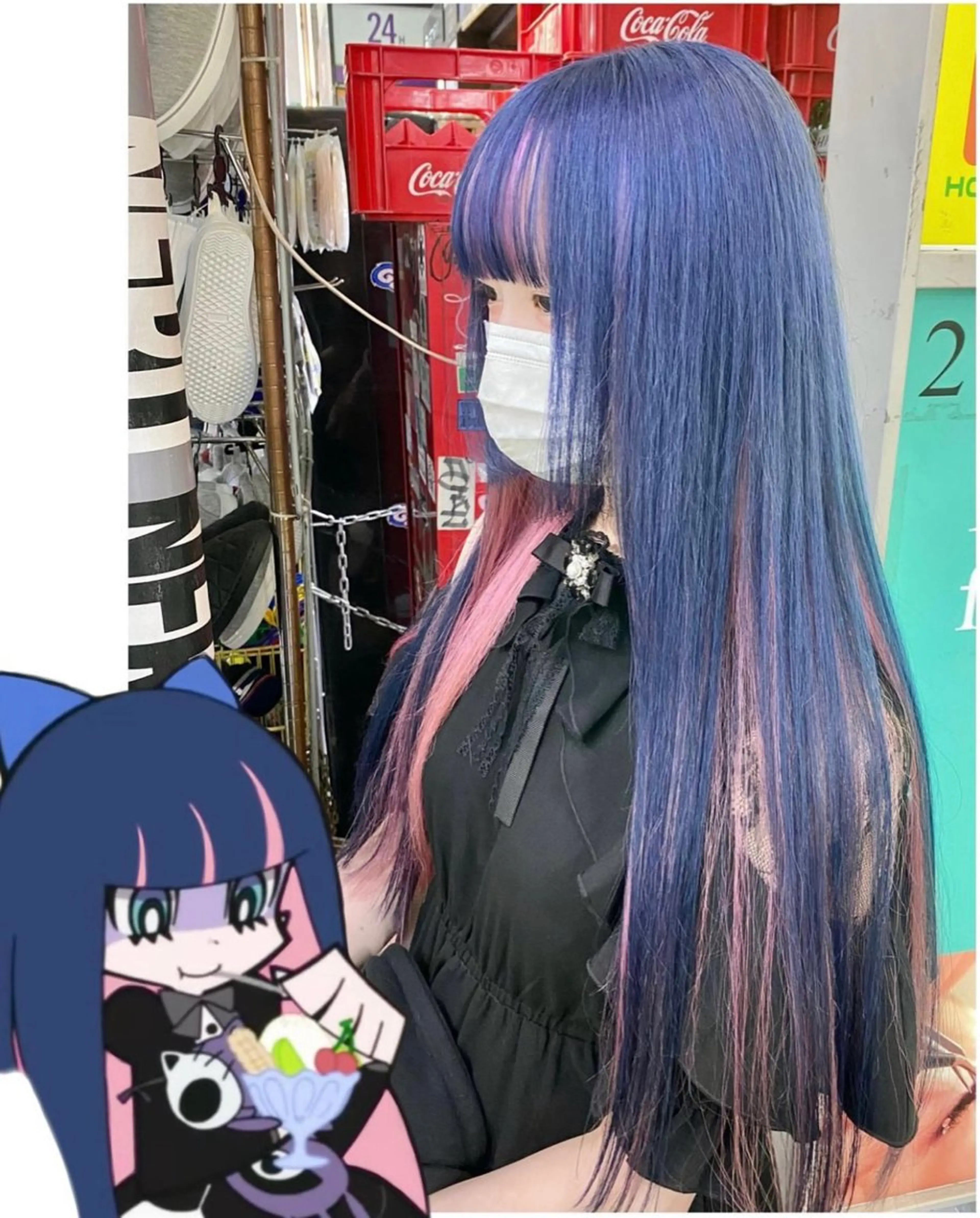 ロング カラー ヘアカラー GARU-ガル-所属・TSUNO🦖 派手髪/オタク美容師のヘアスタイル