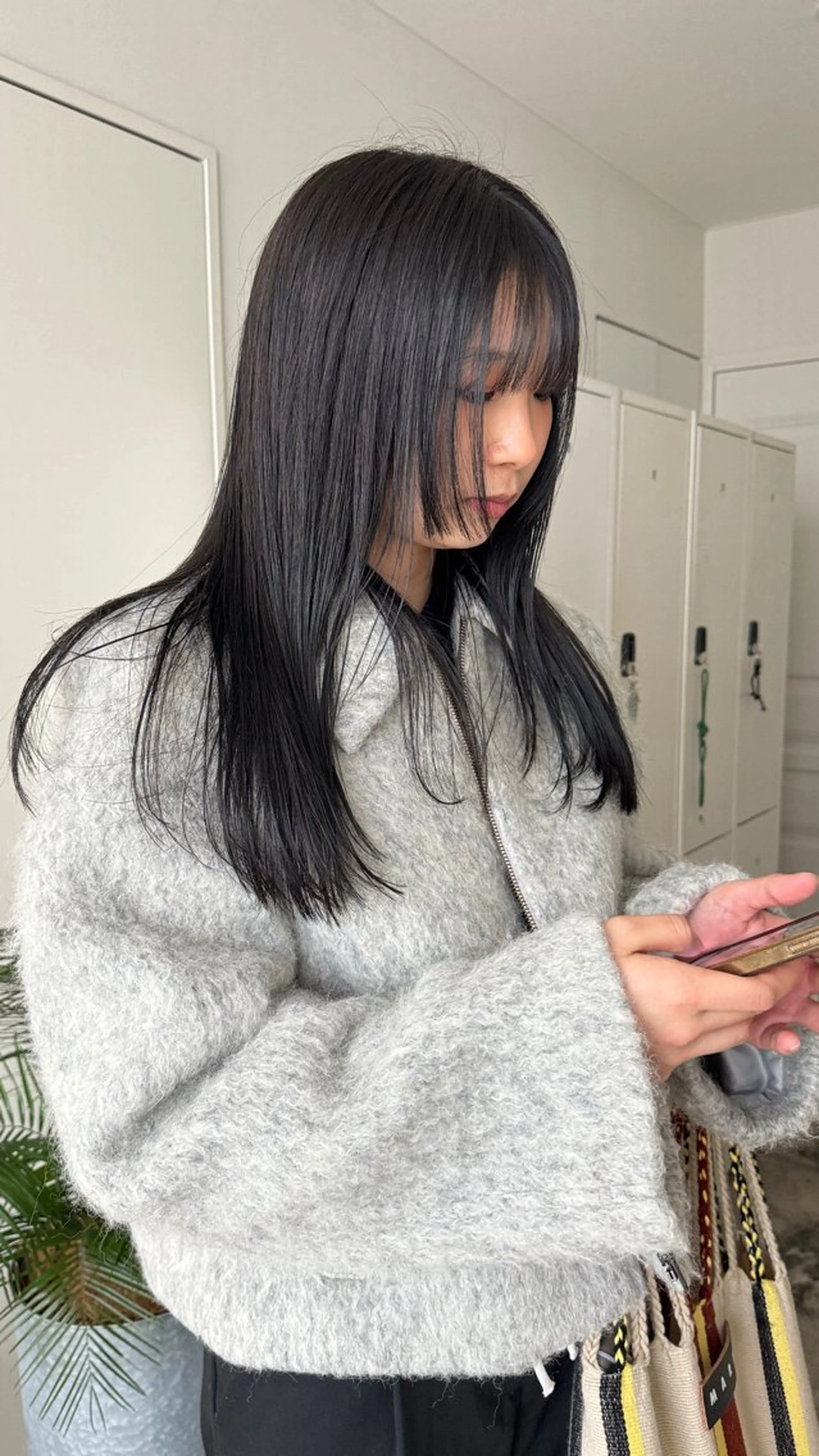 ロング カラー カット ヘアカラー トリートメント レイヤーカット ボブパーマNo.1のヘアスタイル