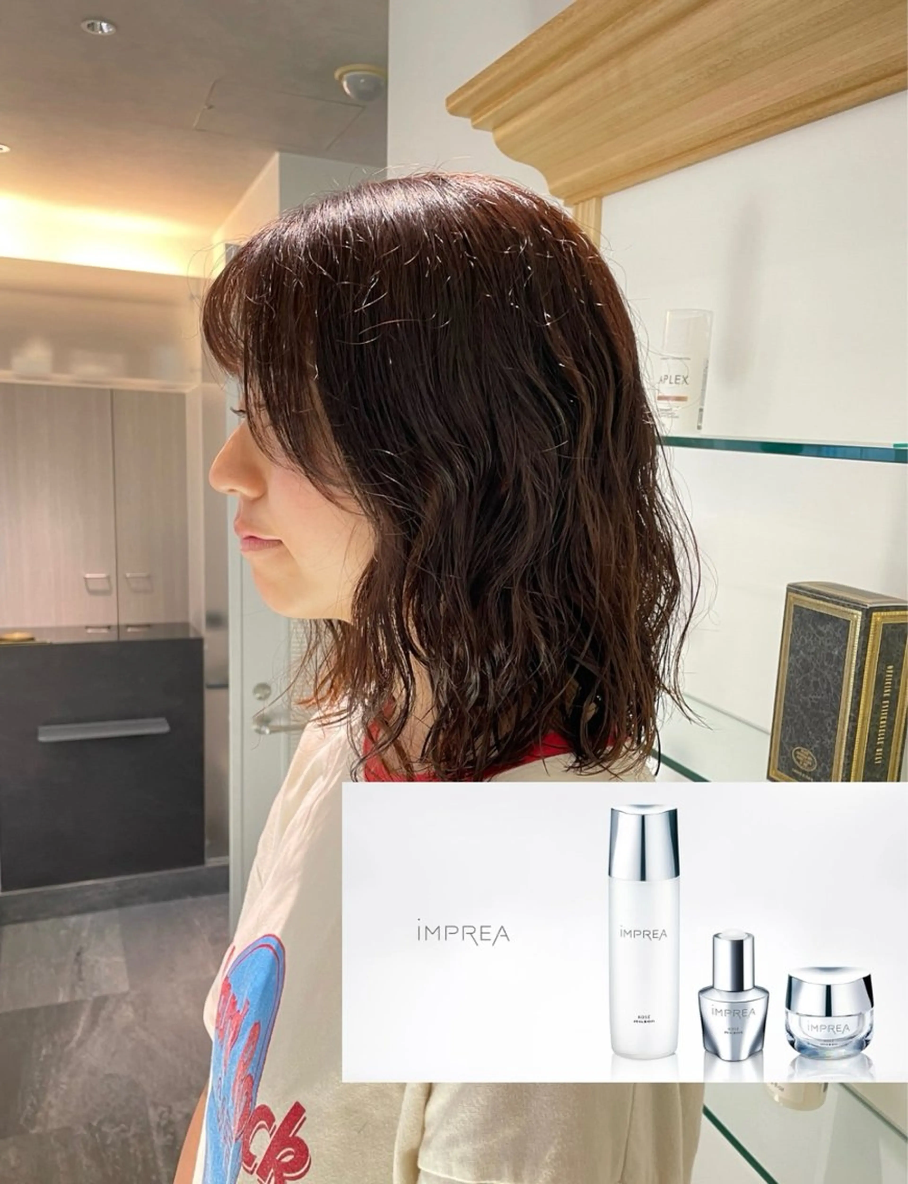 セミロング パーマ 長町/酸性ストレート /曲がる縮毛矯正のヘアスタイル