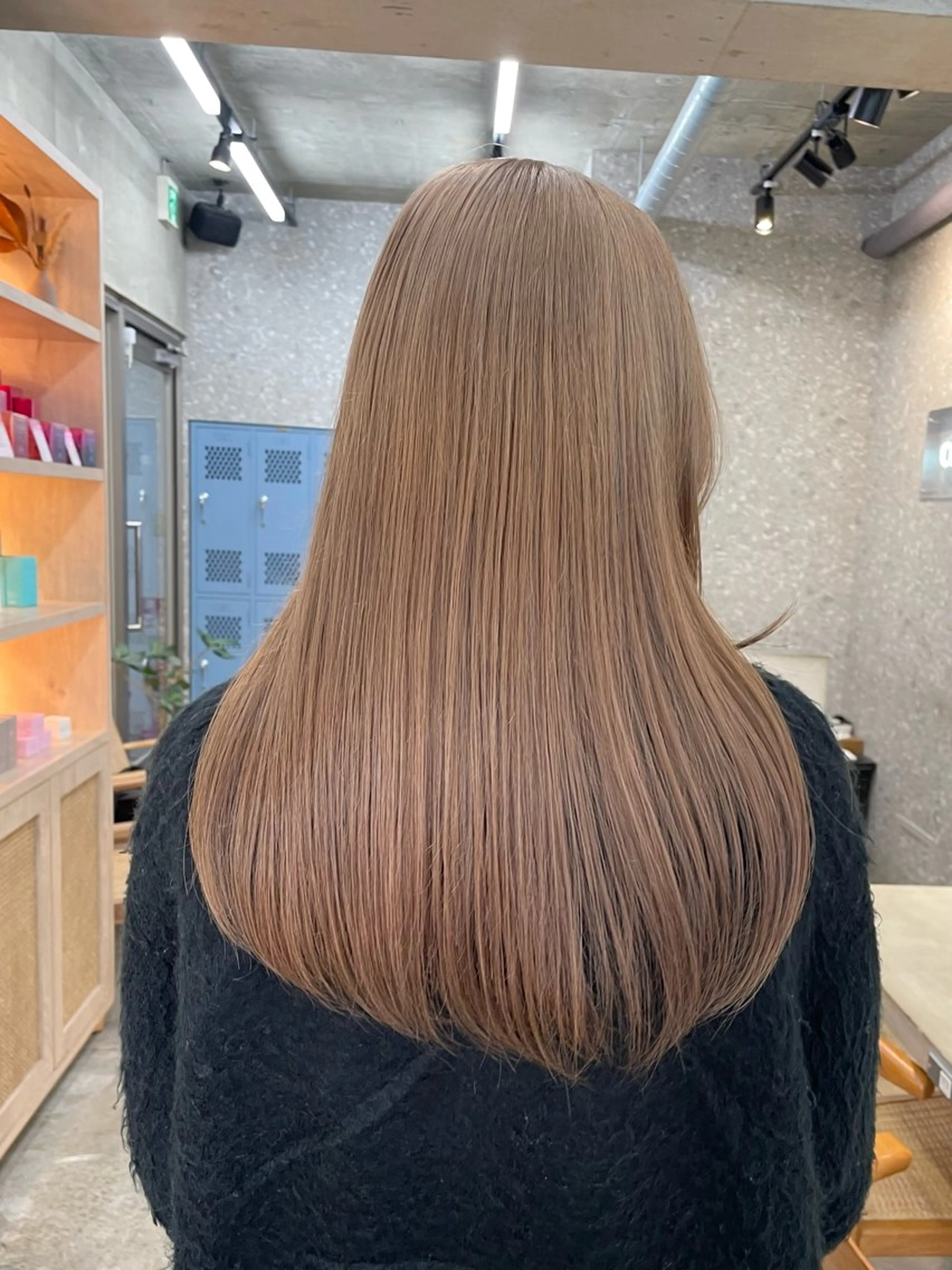 ロング カラー 🐯ミルクティーベー ジュ/大雅🐯のヘアスタイル