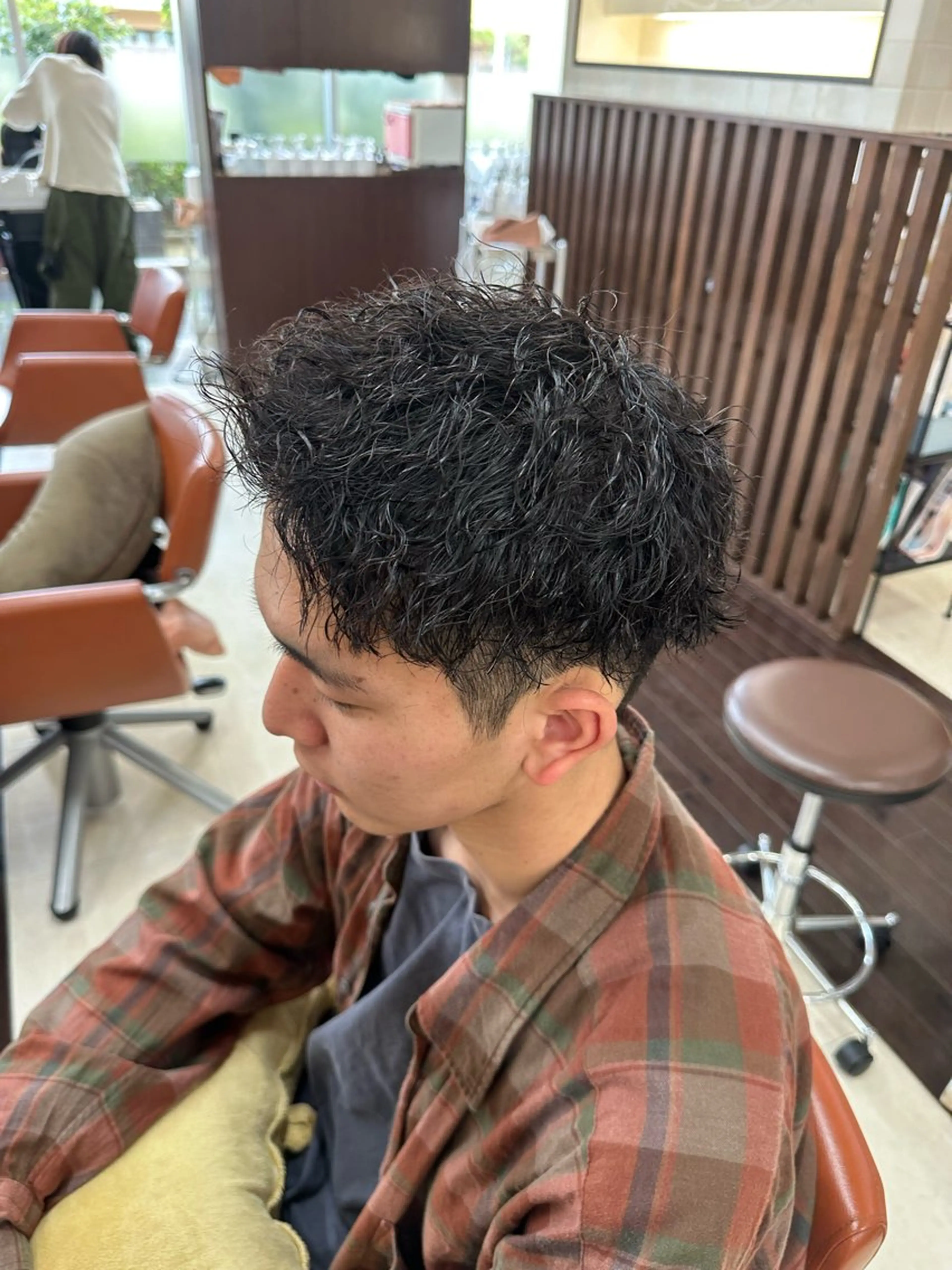 ショート カラー パーマ メンズ カット パーマ ヘアセット 毎月230人担当/ メンズヘア/清和武虎のヘアスタイル