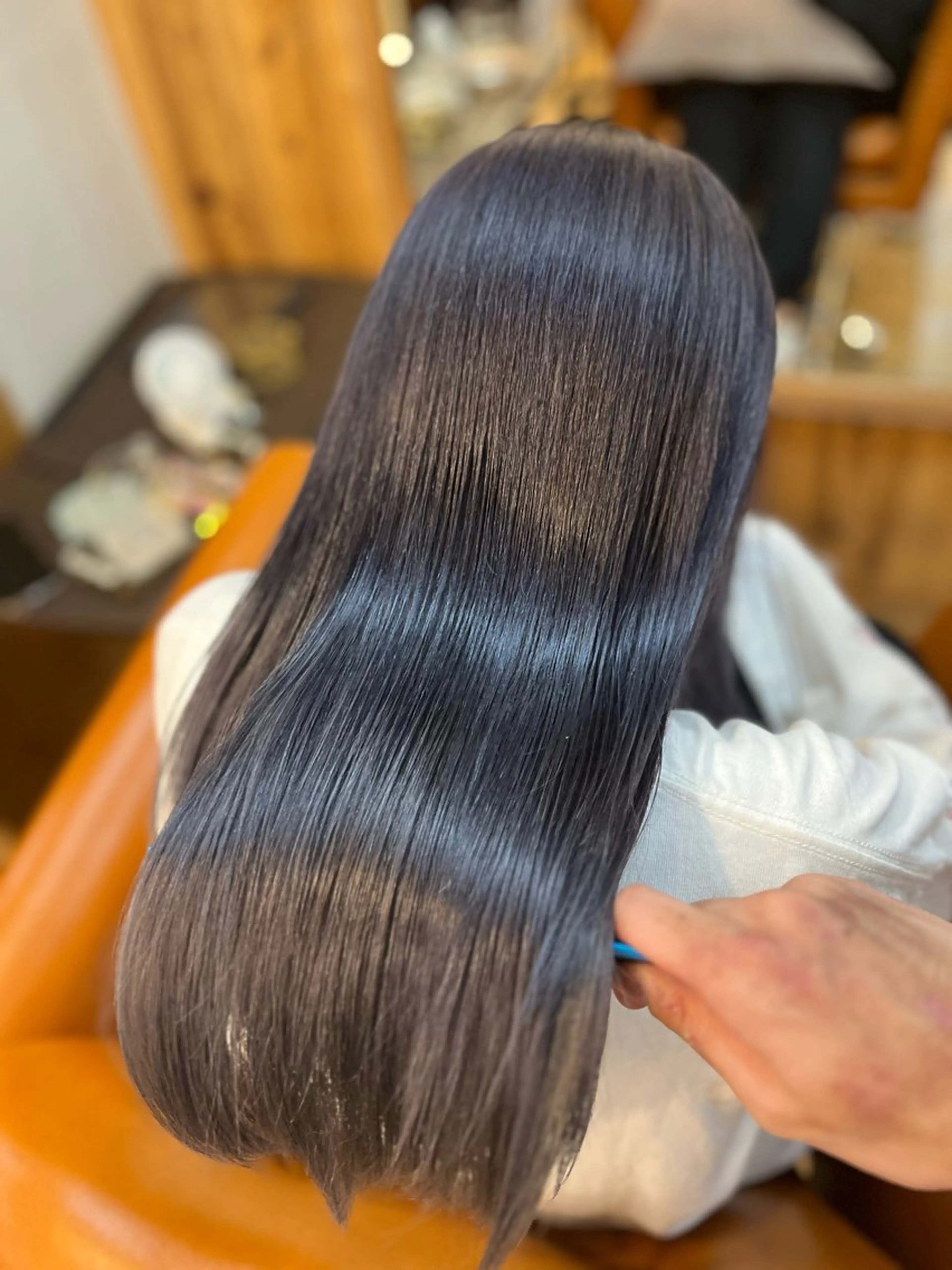 ロング ⚪️髪質改善 縮毛 店長 コウ⚪️のヘアスタイル