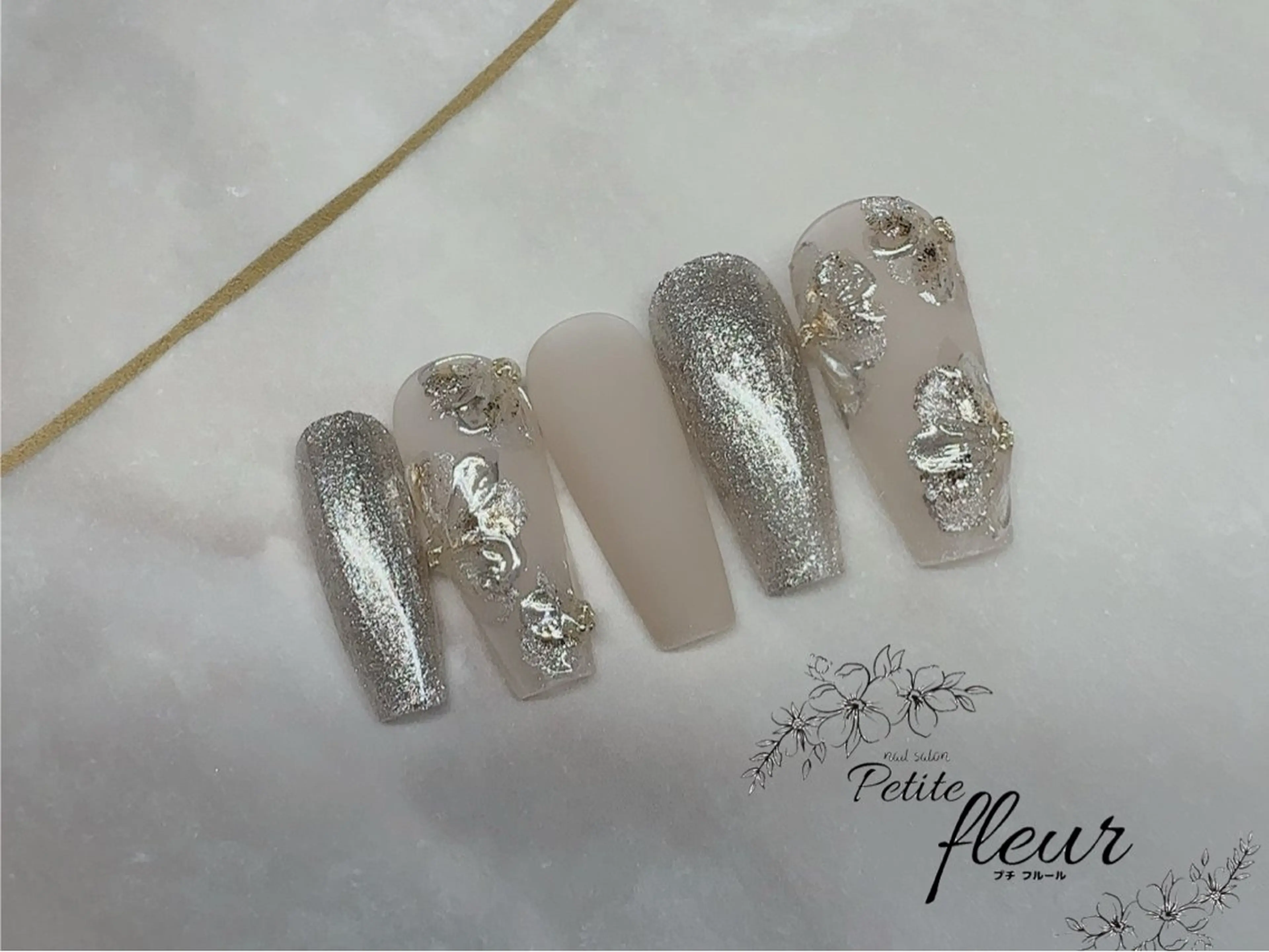 ネイル ❁⃘*。Petite fleur❁⃘*りさのネイルデザイン
