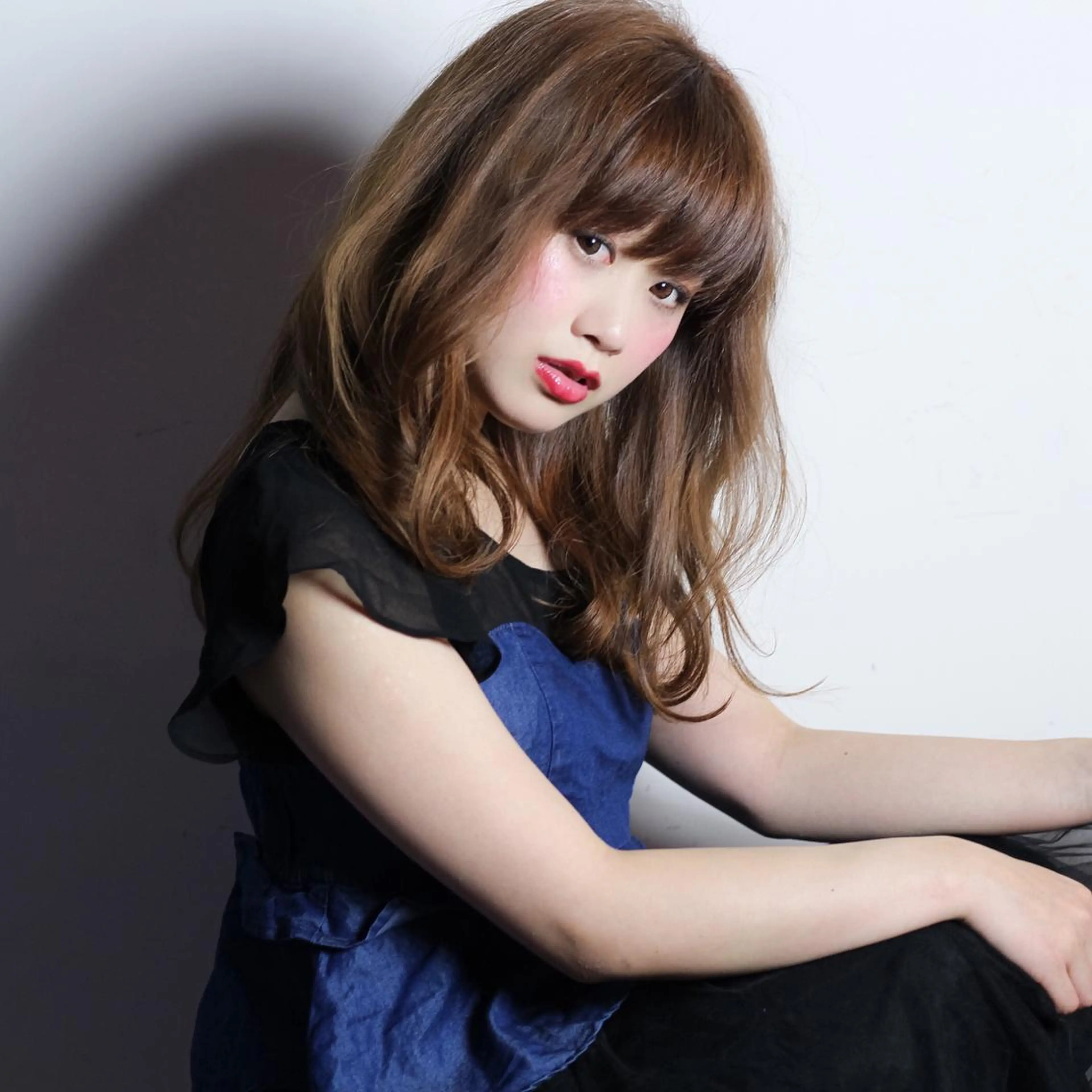 セミロング 横井伴典　矢場町 メンズパーマ/カットのヘアスタイル