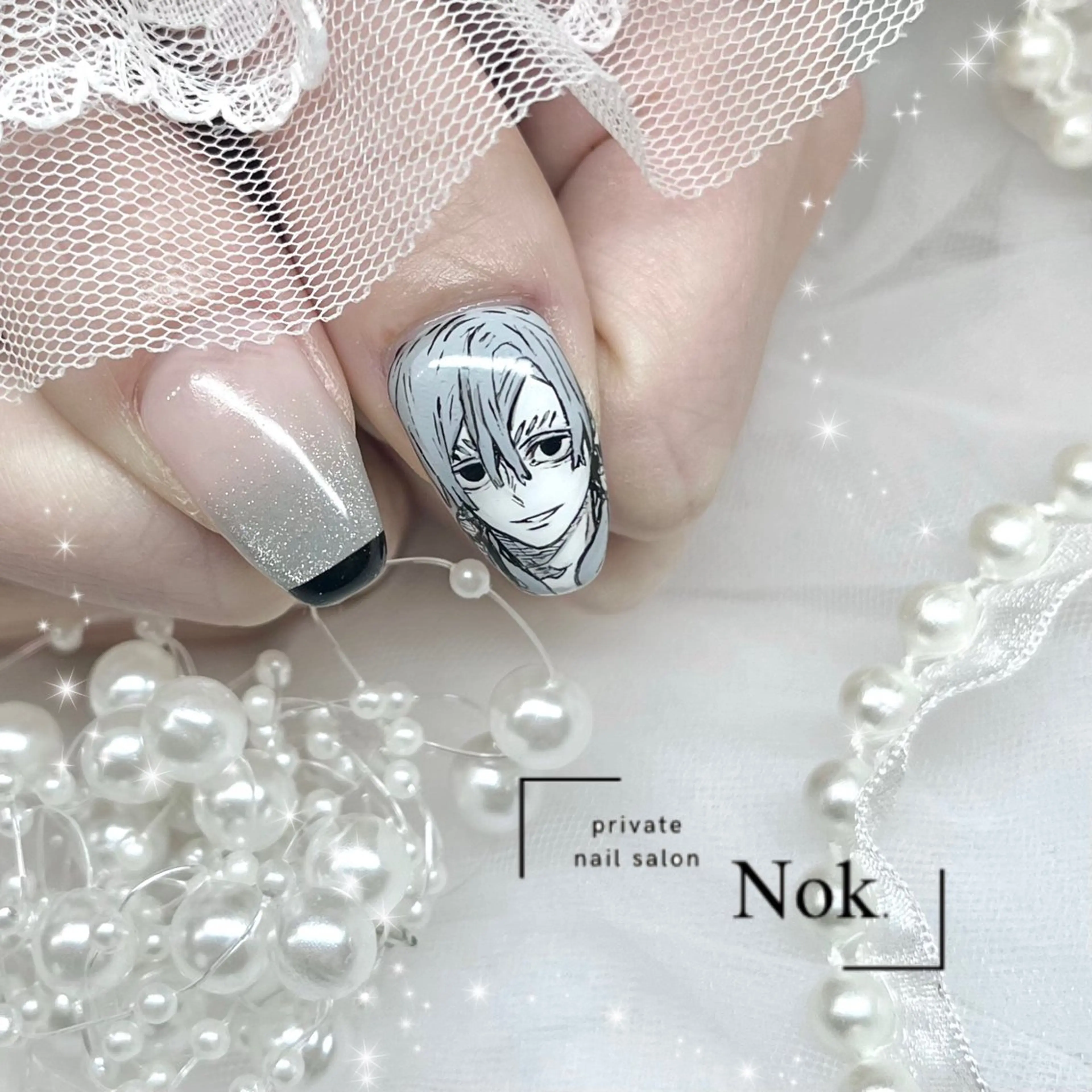 ネイル ハンドネイル 池袋痛ネイル Nok. 渡辺のネイルデザイン