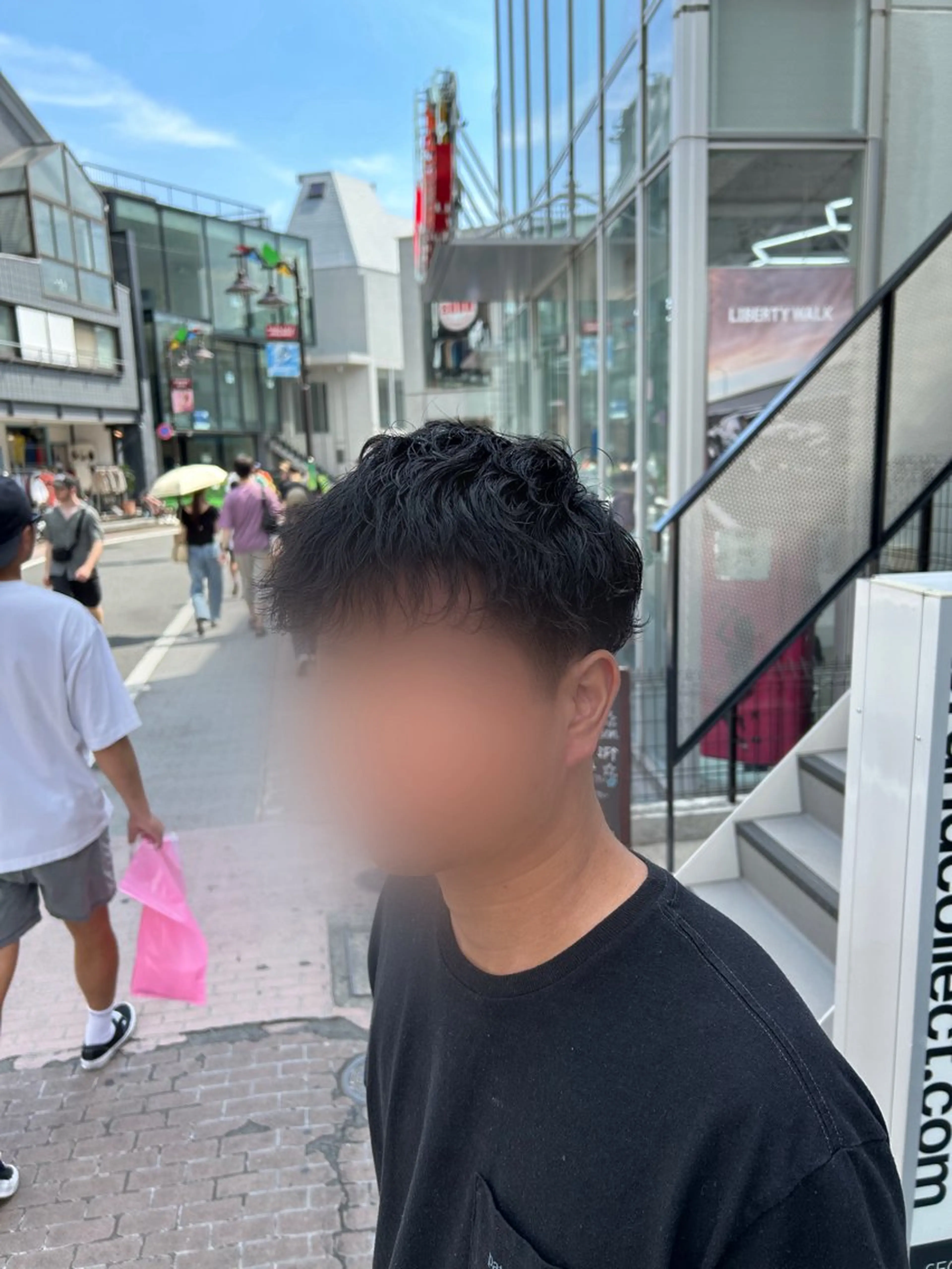 パーマ メンズ カット パーマ 縮毛•ハイトーン Runaのヘアスタイル