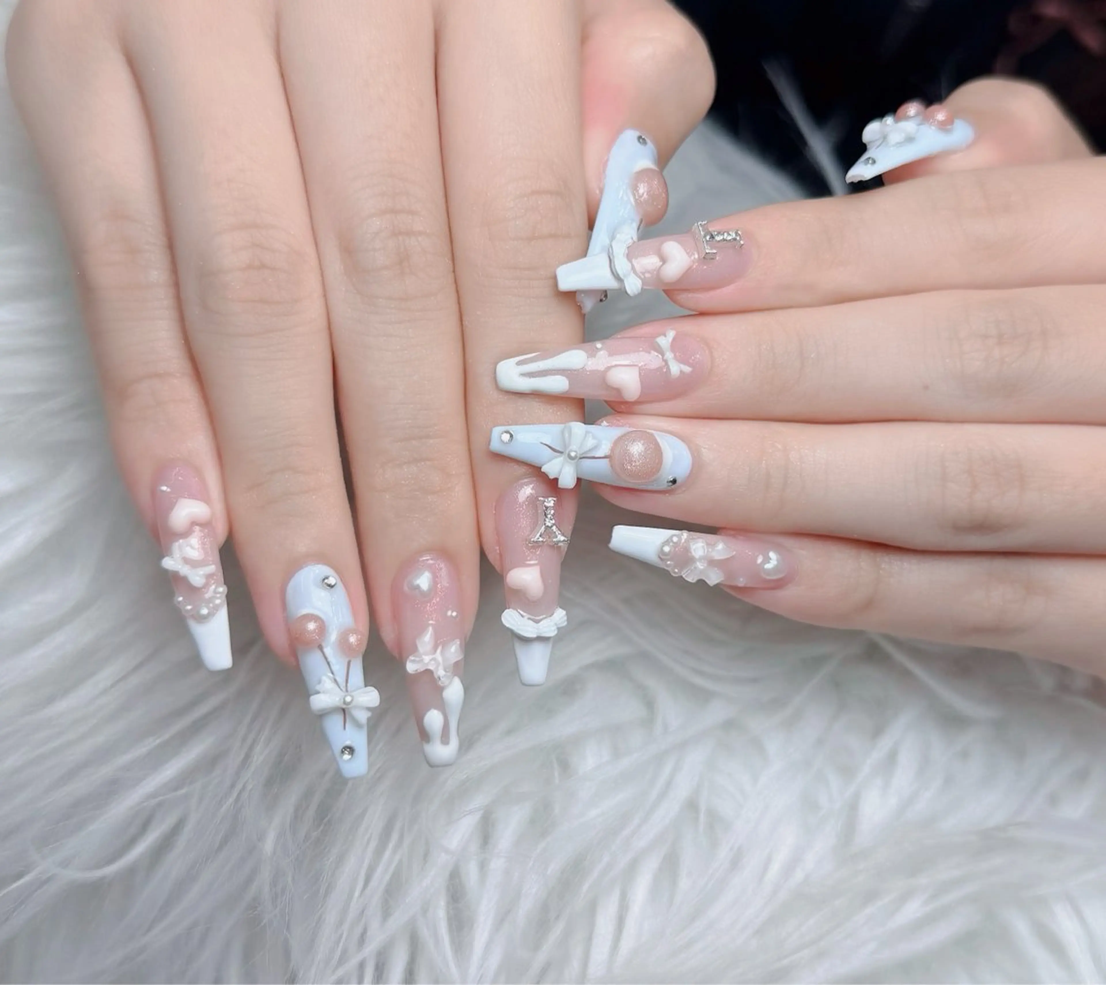 ネイル アートネイル 持ち込み ワンホンネイル ハンドネイル Lenie Nail Salonのネイルデザイン