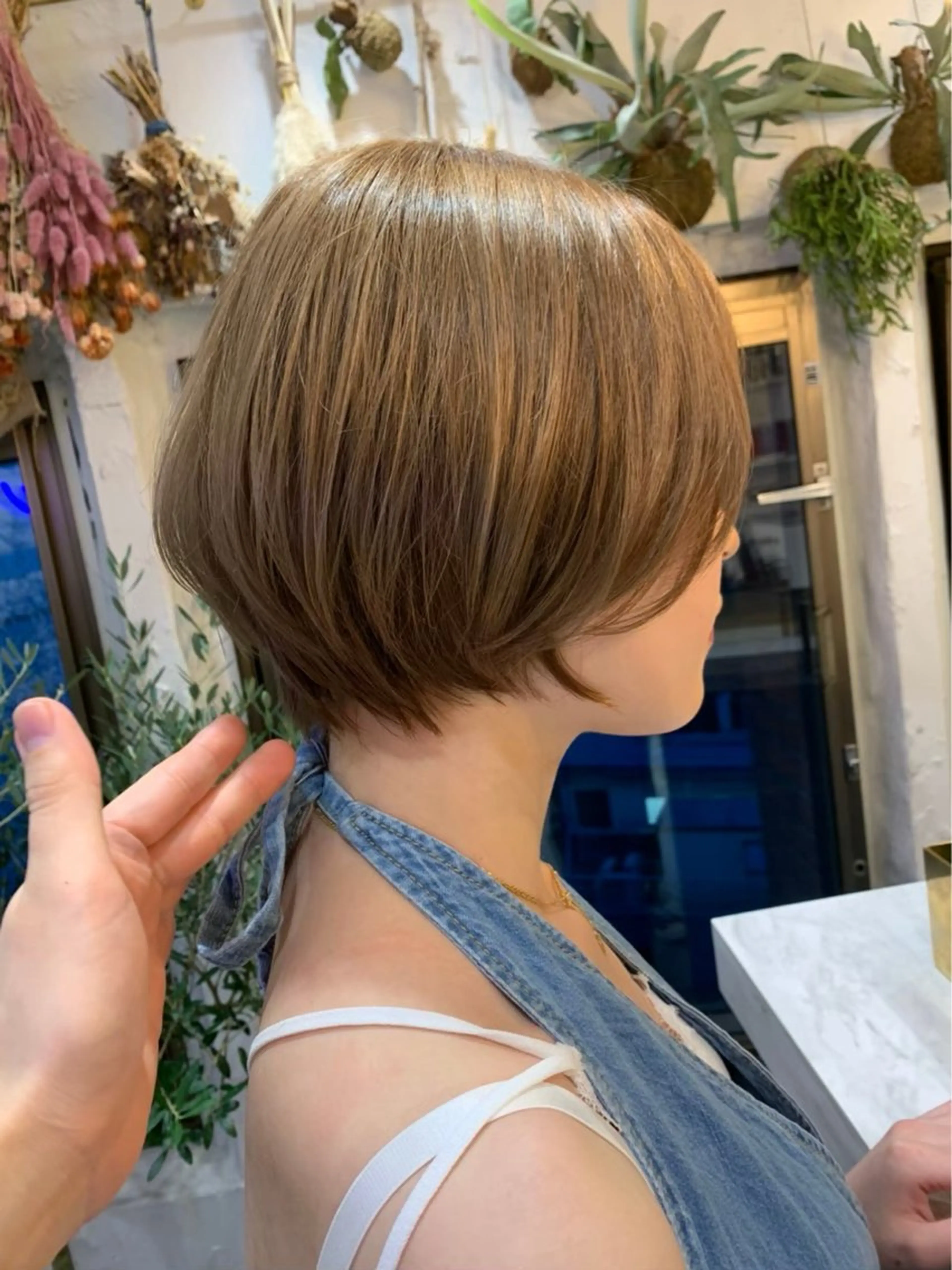 ショート カット ヘアカラー トリートメント 新宿/韓国レイヤー/ 顔周りカット松本美晴のヘアスタイル