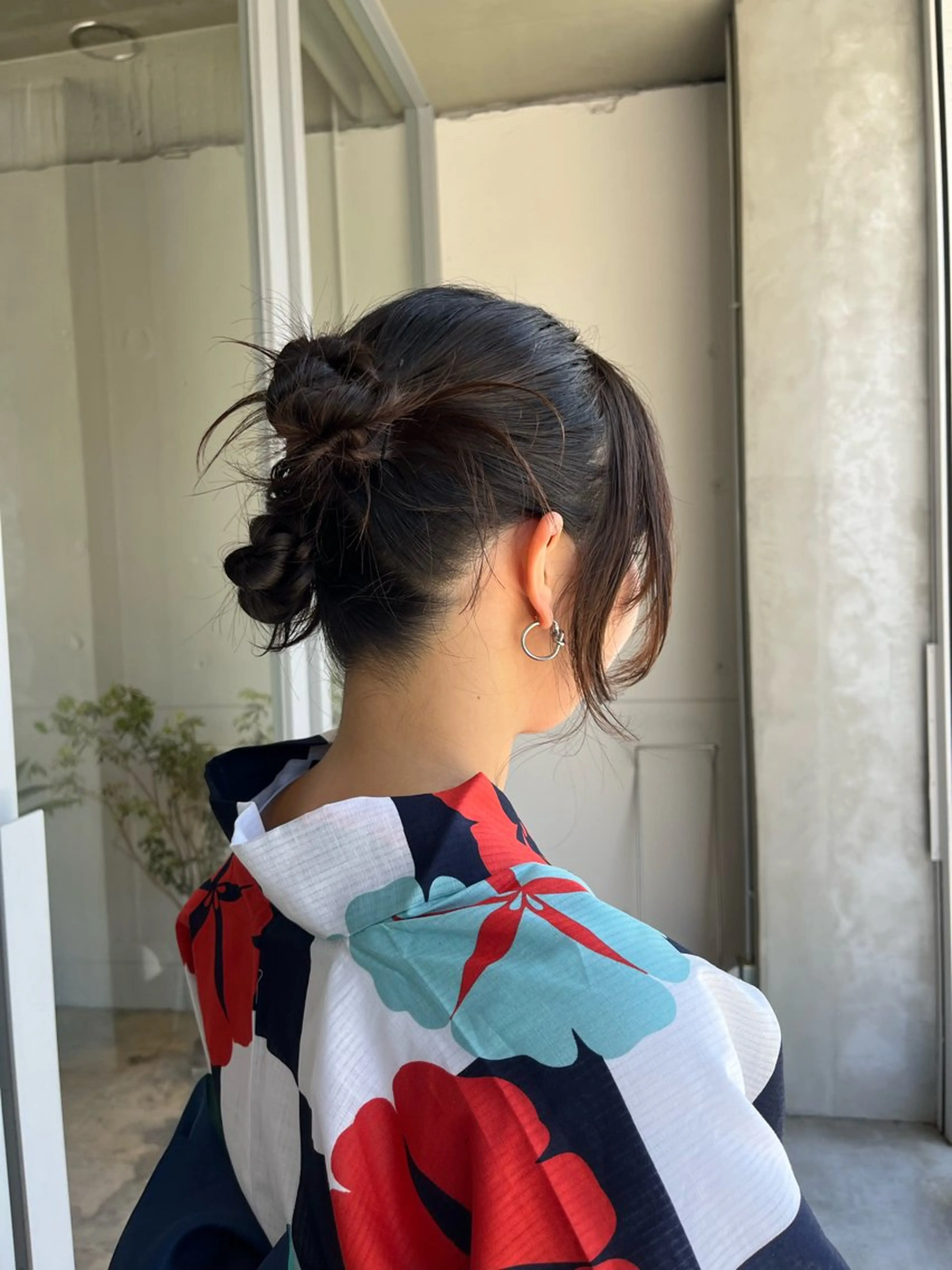 ロング 藤井 美歩/赤髪のヘアスタイル