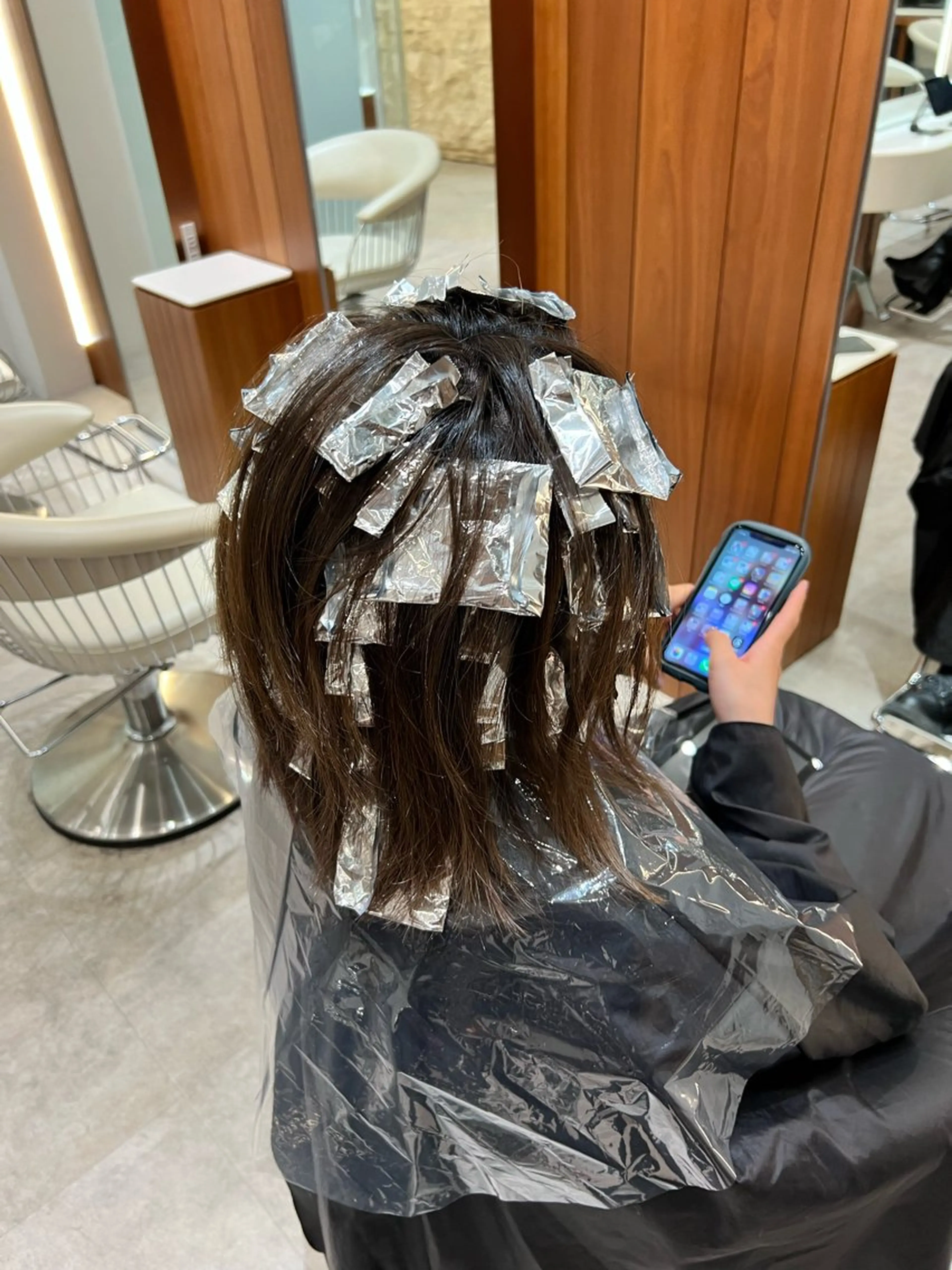 ミディアム カラー ヘアカラー トリートメント ✨髪質改善 縮毛矯正 艶髪 立川 コウキ✨のヘアスタイル