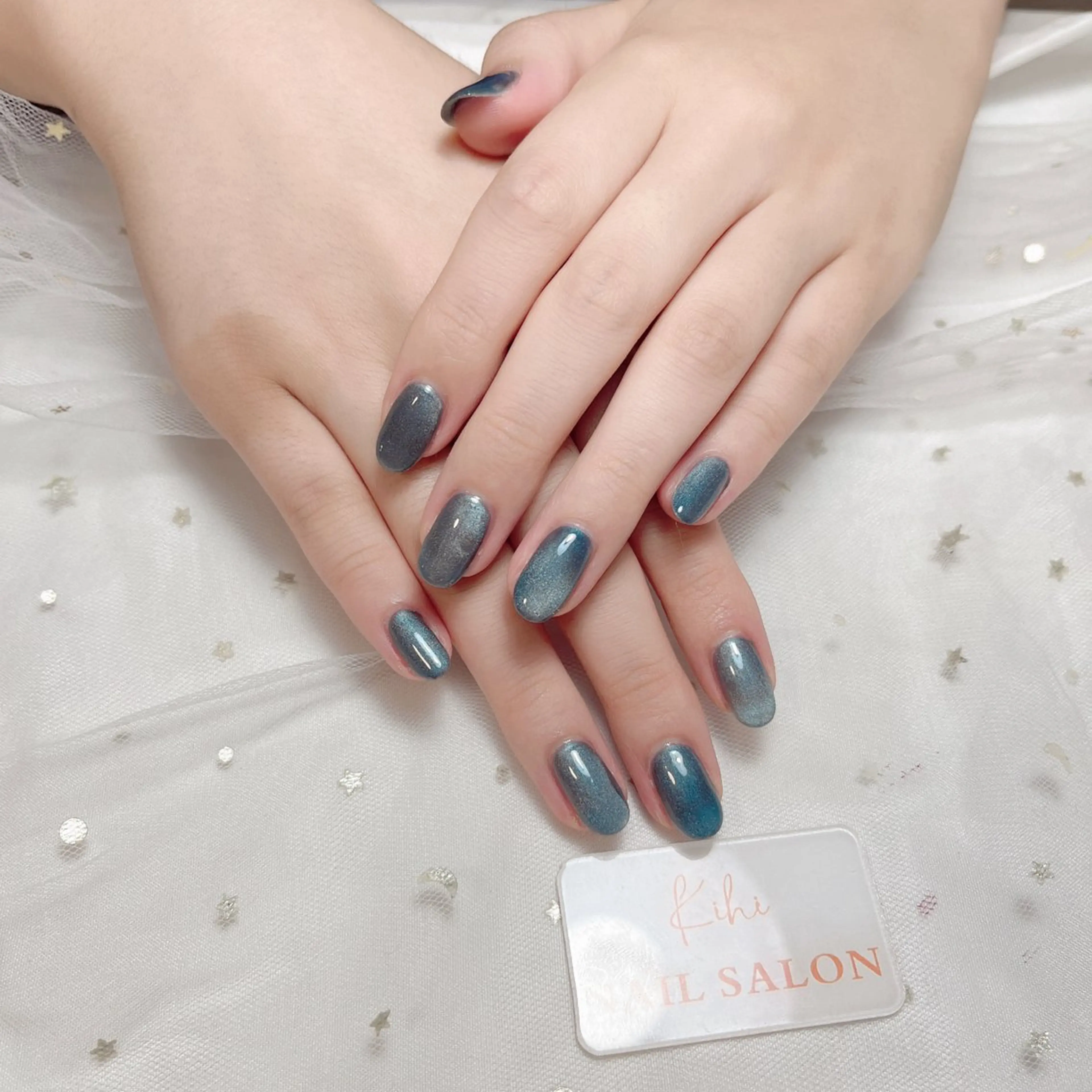 ネイル アートネイル フレンチネイル ジェルネイル グラデーション 韓国ネイル ハンドネイル 小林 あゆみのネイルデザイン