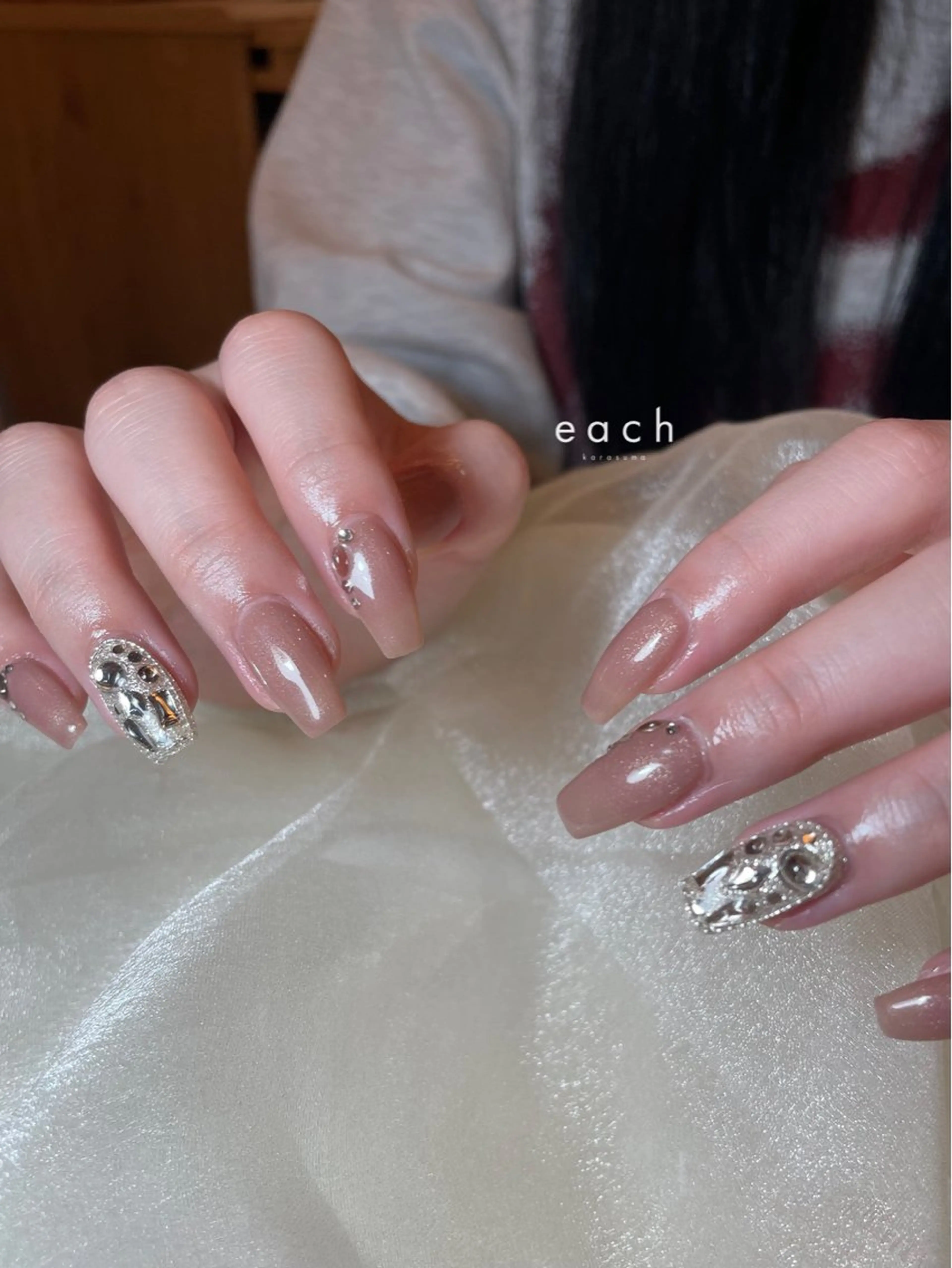 ネイル 成人式 each lucaのネイルデザイン