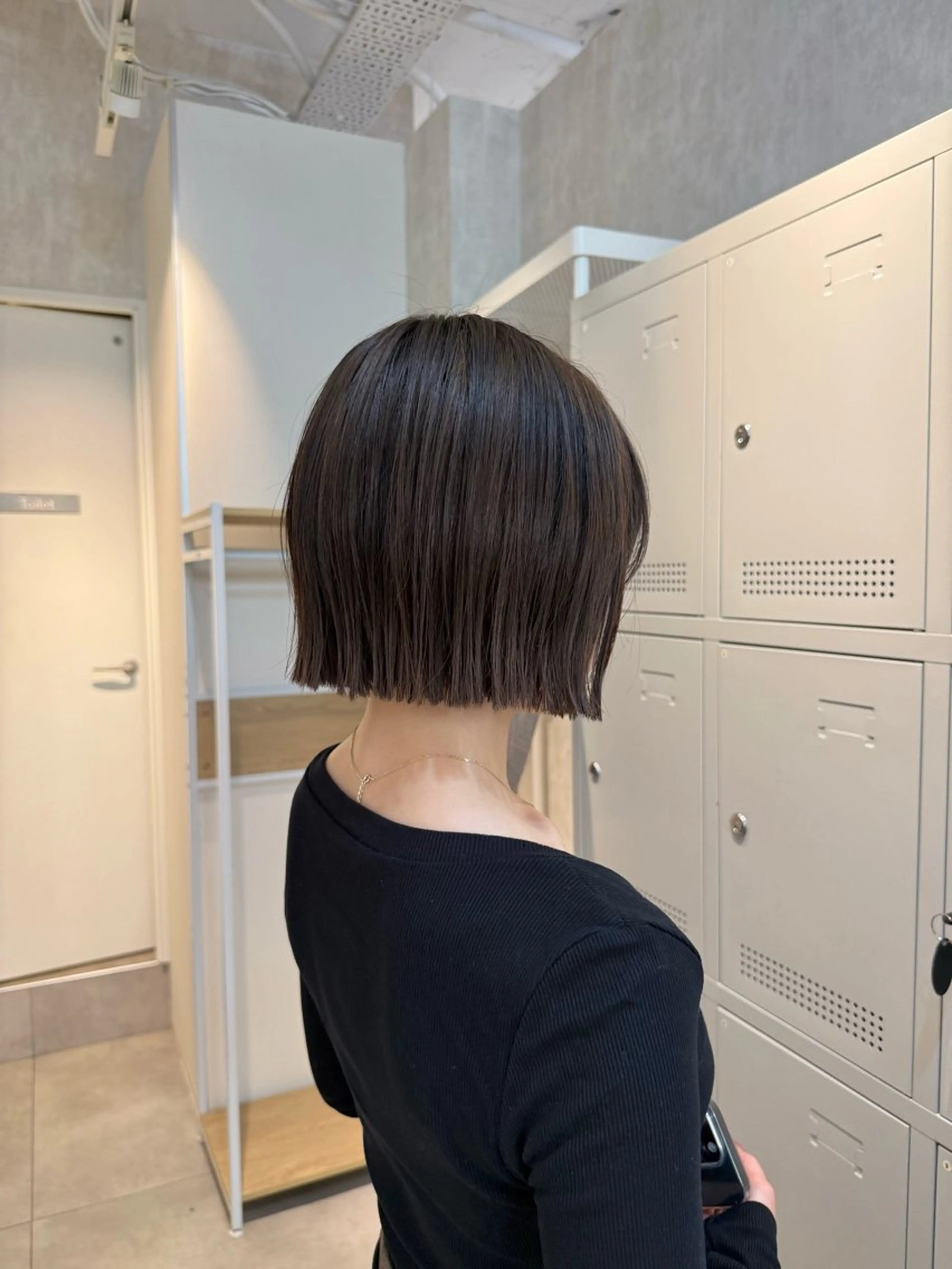 ショート カラー ボブ 髪質改善 カット ヘアカラー 縮毛矯正 トリートメント 神戸ボブ✂️ ioe三宮/田 伸佳のヘアスタイル