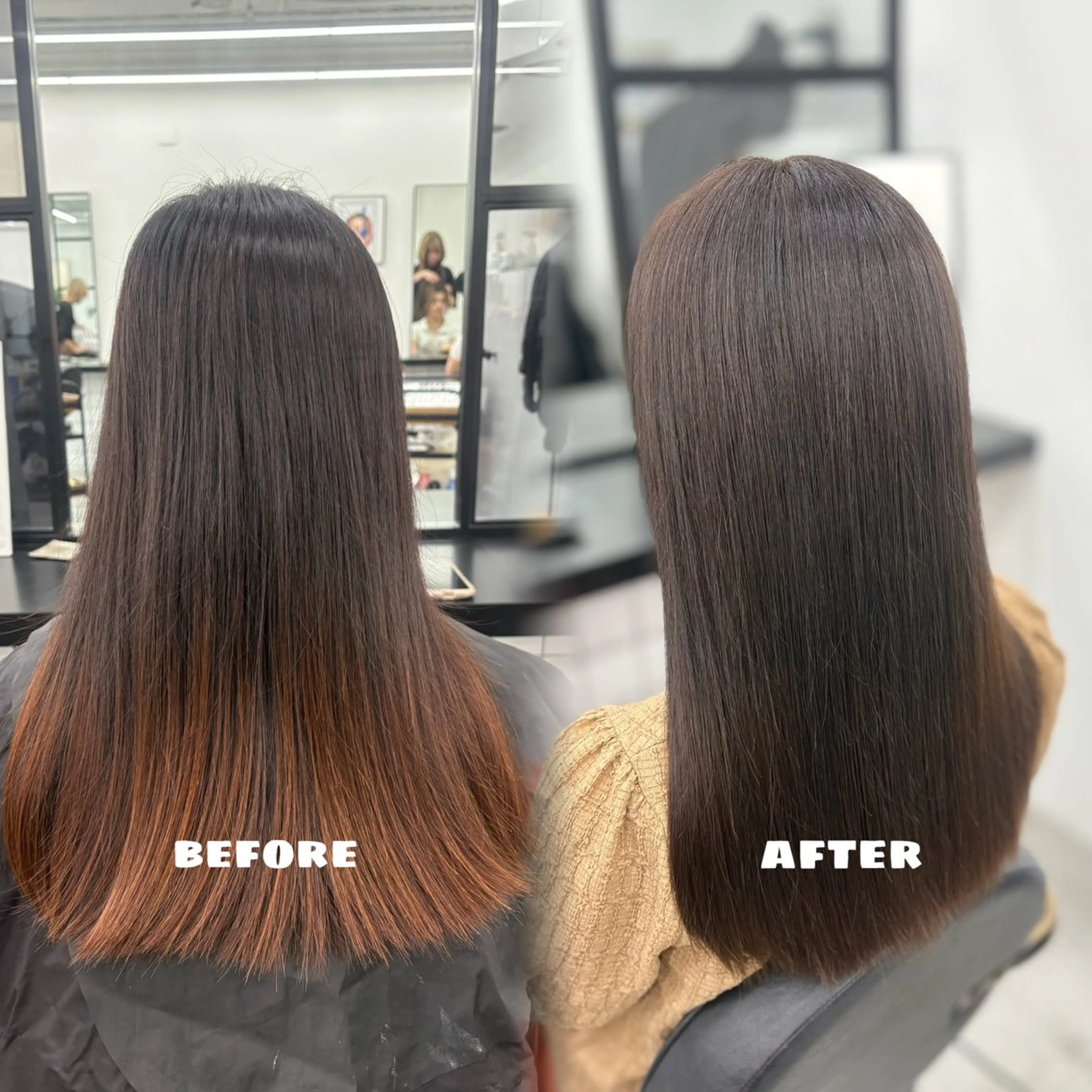 ロング カラー 縮毛矯正 ヘアカラー 🌟ゆりあ🌟 JILLSTUDIOのヘアスタイル