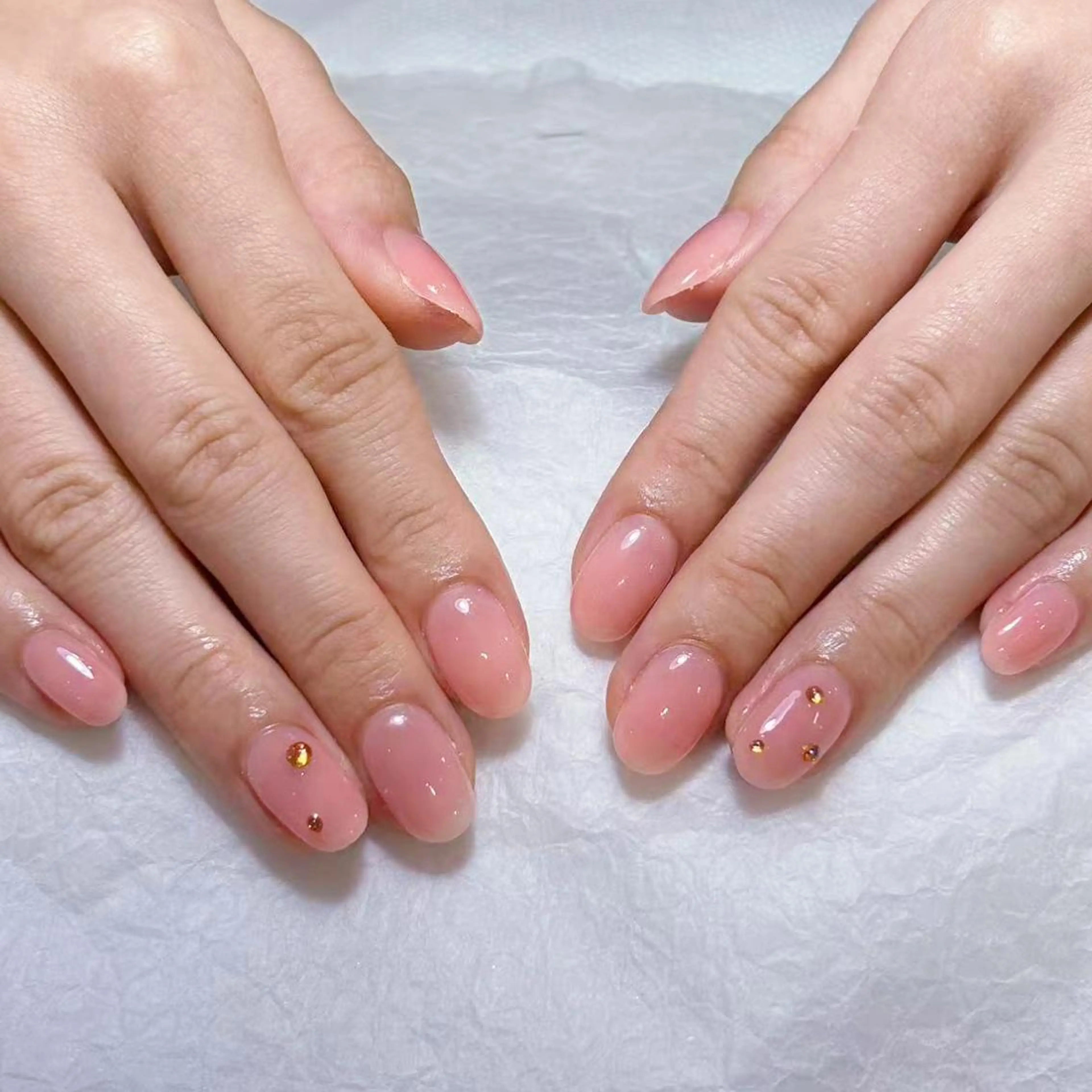 ネイル アートネイル オーロラネイル ガーリー キラキラネイル 韓国ネイル ハンドネイル DIANMOND NAIL🌸のネイルデザイン