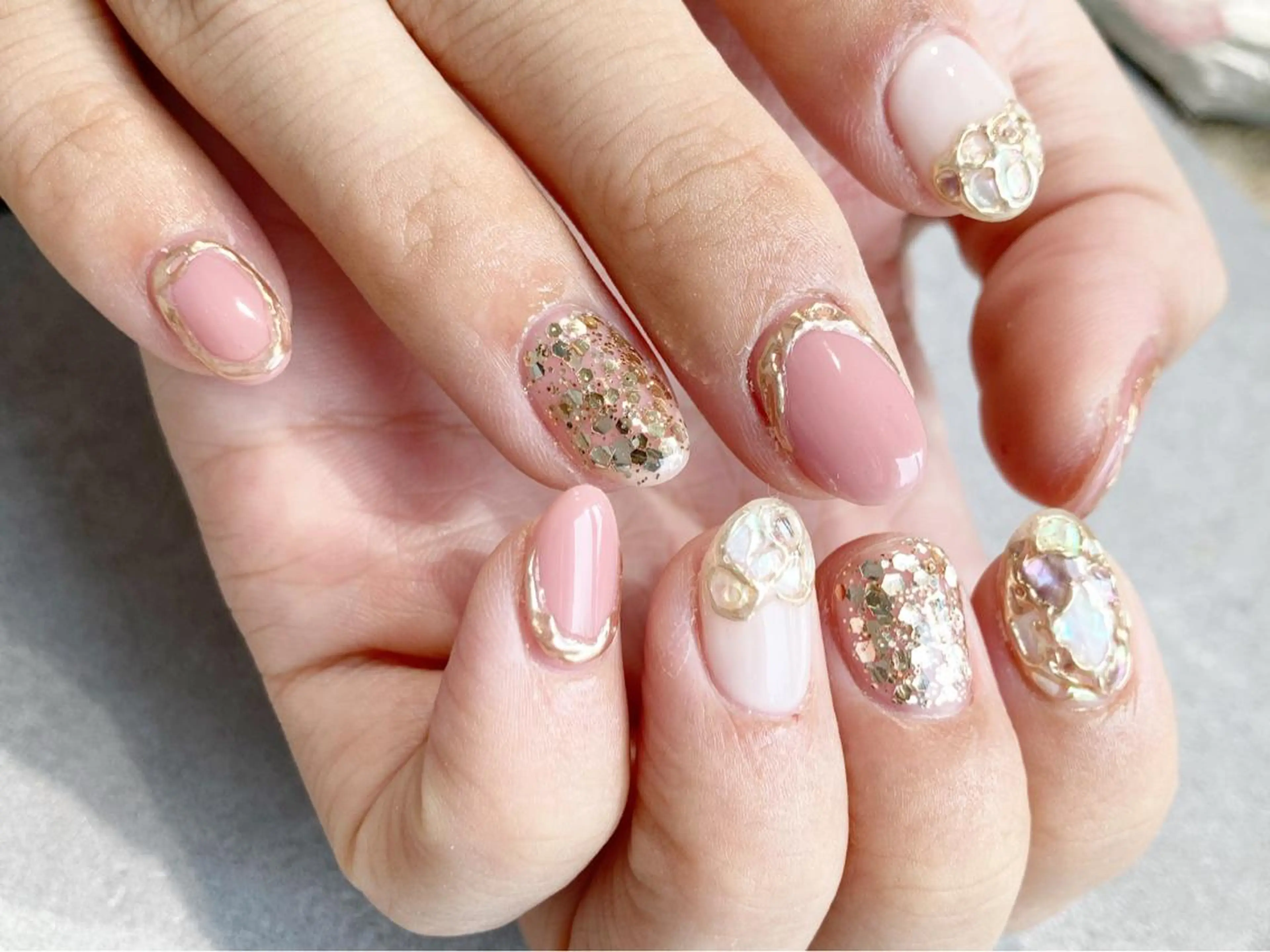 ネイル ミラーネイル ハンドネイル ハンドケア eni. by michのネイルデザイン