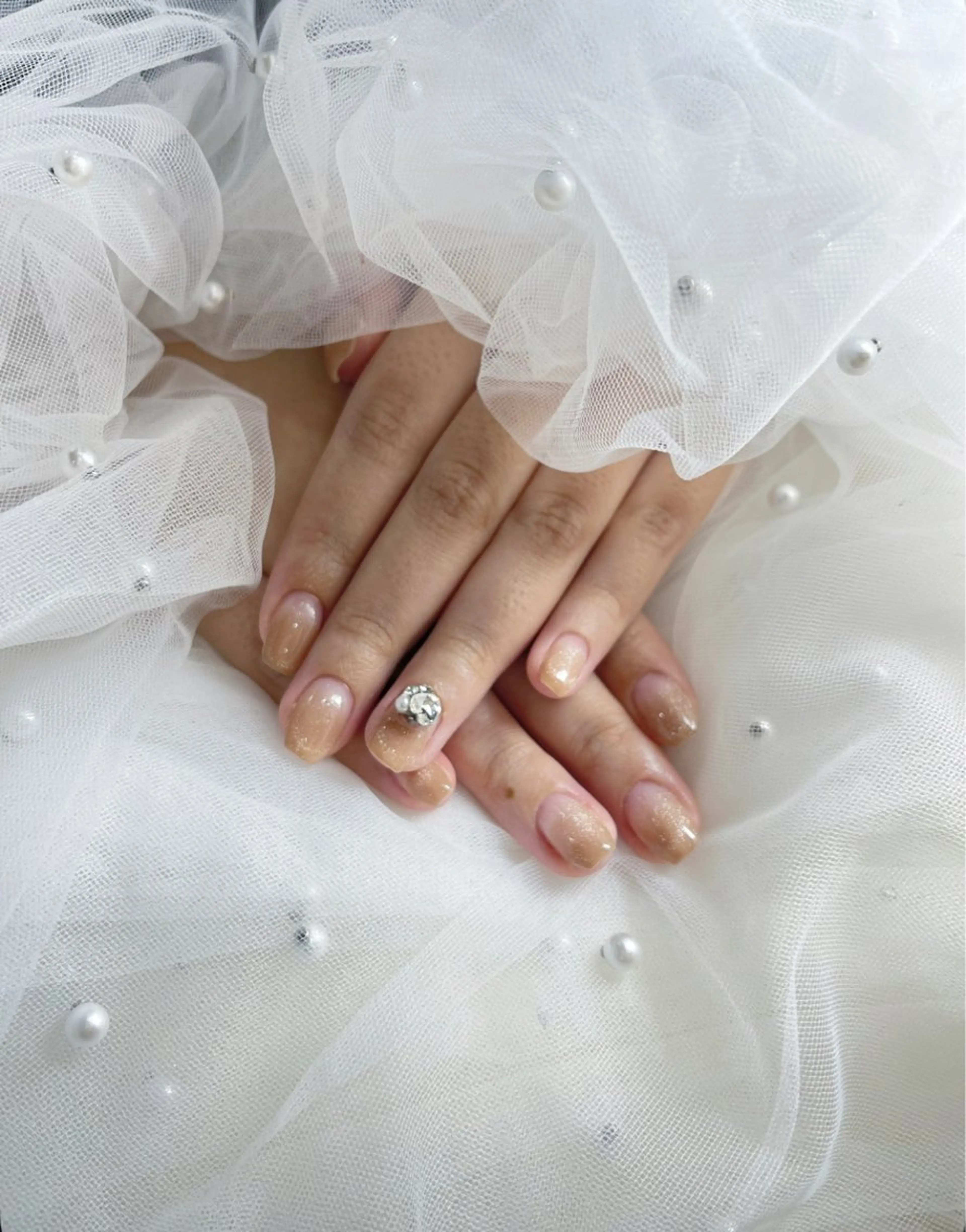 ネイル グラデーション マグネットネイル 💖長さ出し＆ 韓国ネイルaya💖のネイルデザイン