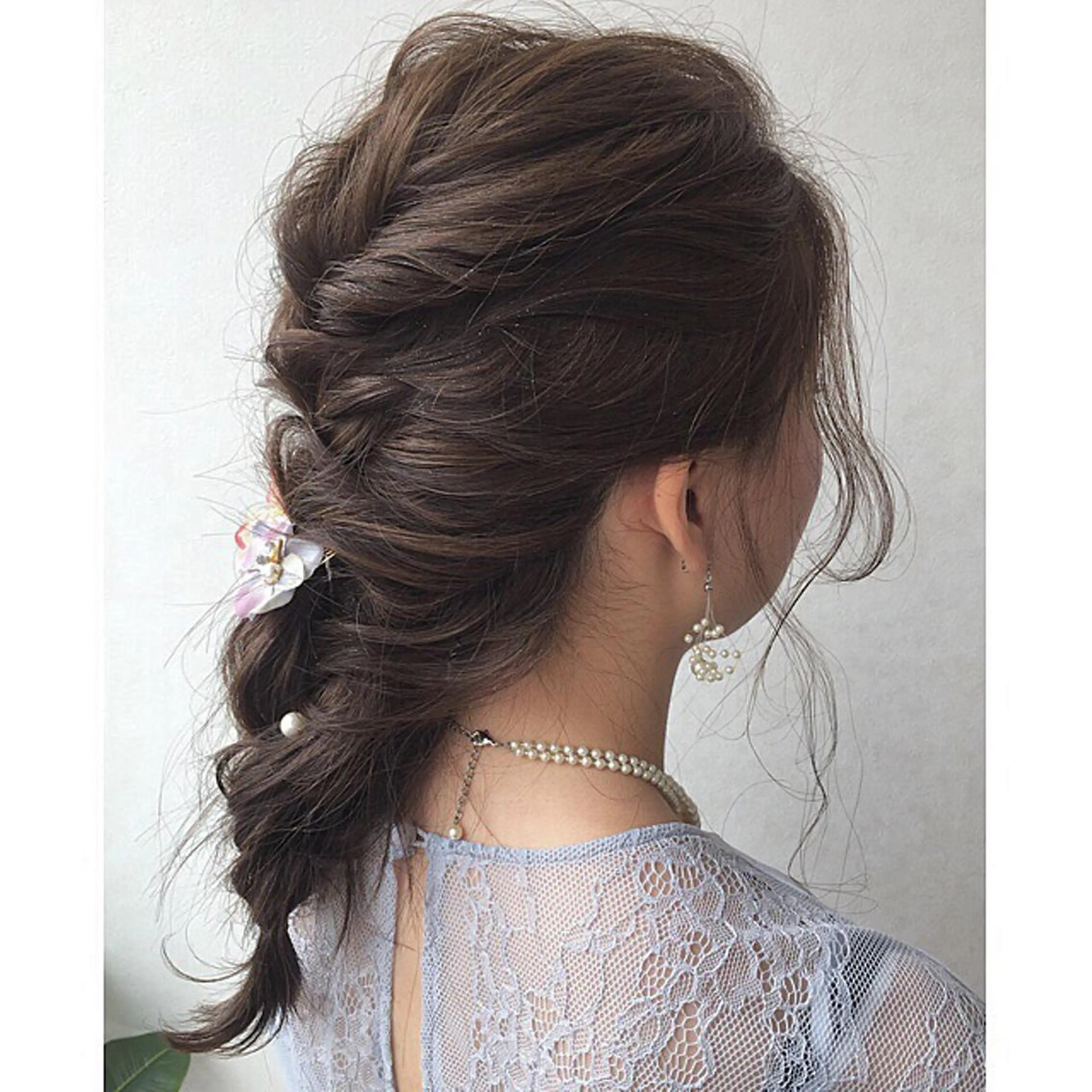 ヘアアレンジ ヘアセット 透明感♡︎♡︎ 佐々木早苗のヘアスタイル