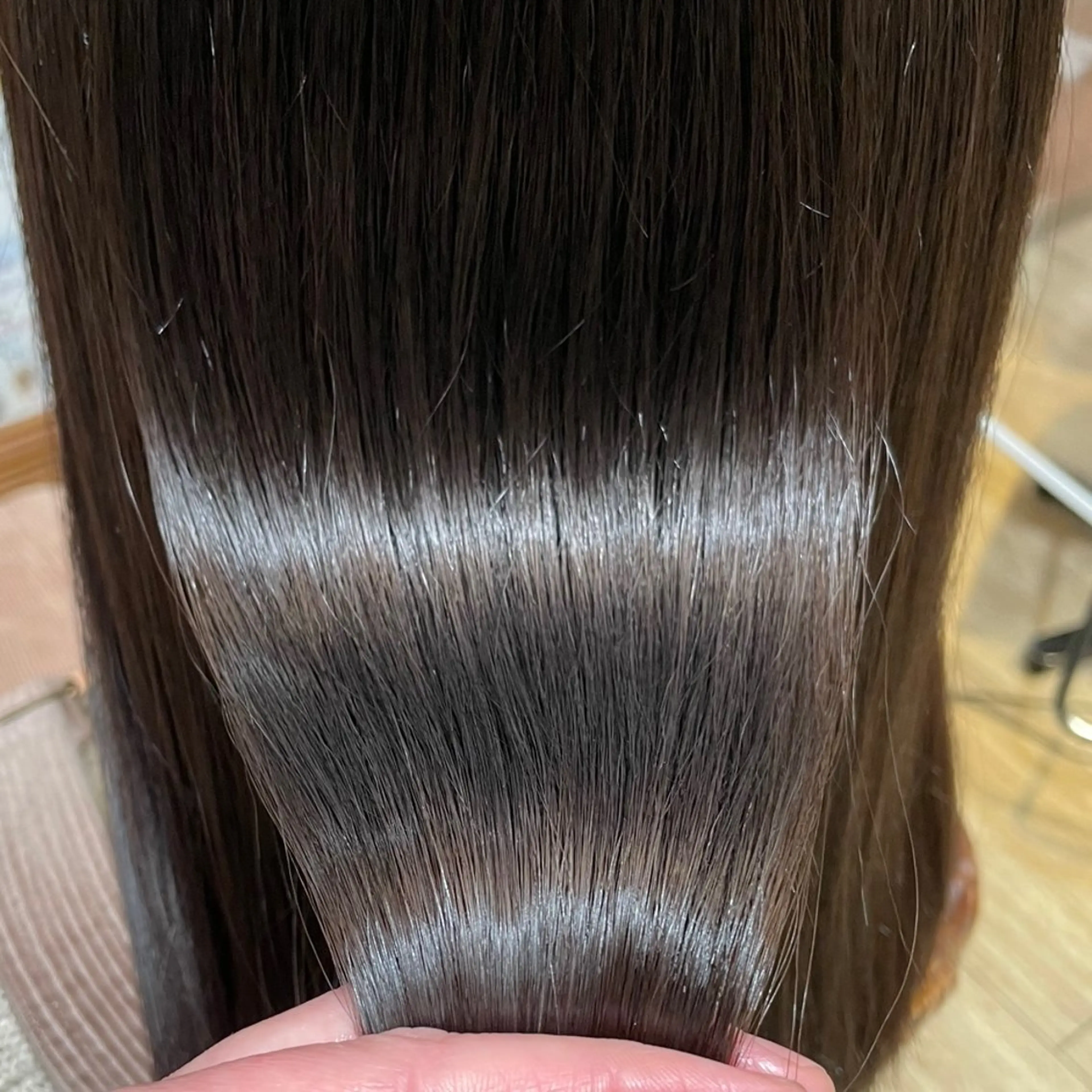 セミロング カラー パーマ エイジングケア特化 美容師✂️山崎竜二のヘアスタイル