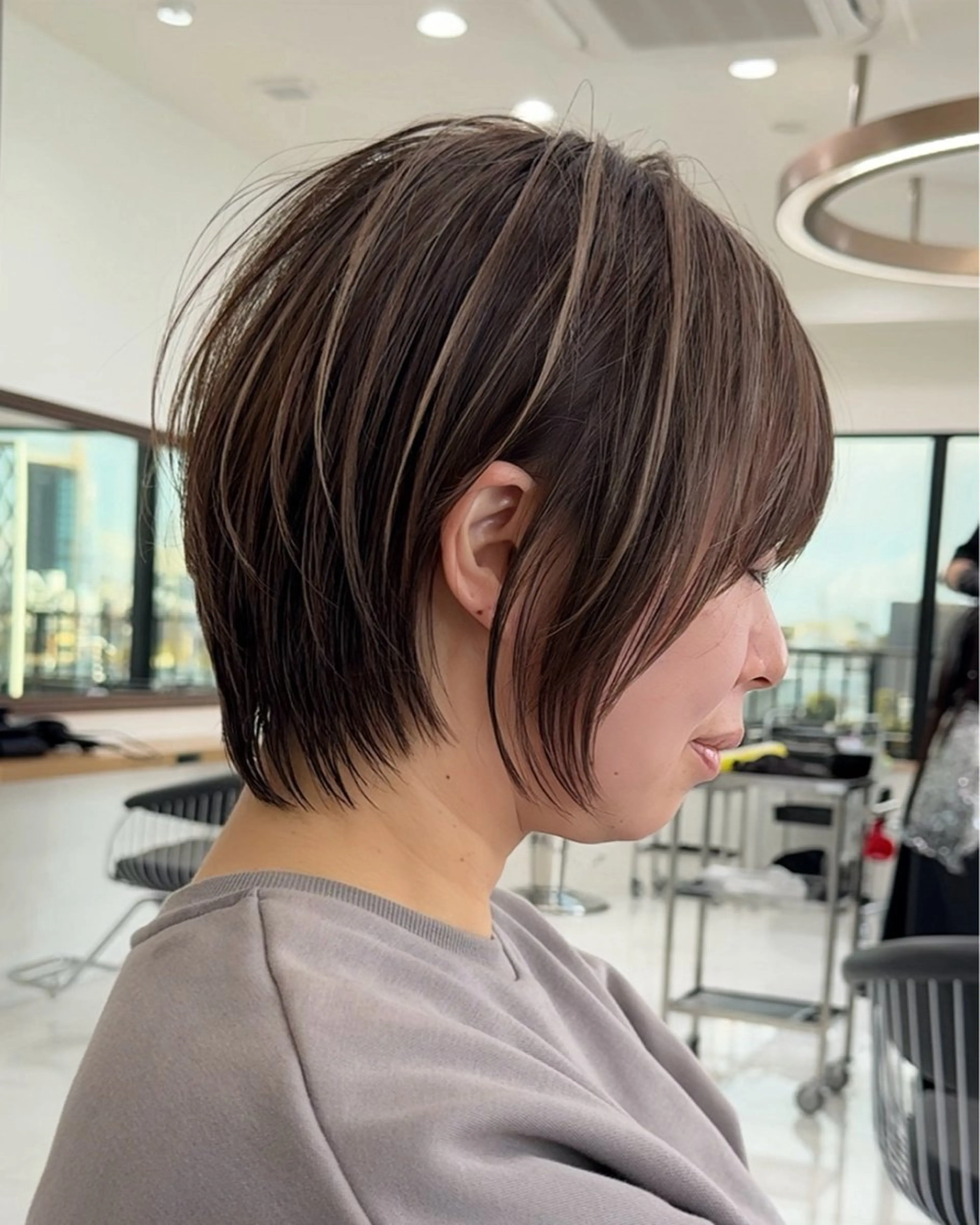 ショート カラー ハイライトカラー ハイライト ショートヘア Miyu’s渋谷所属・ショート/ハイライト 無料‼️愛斗のヘアスタイル