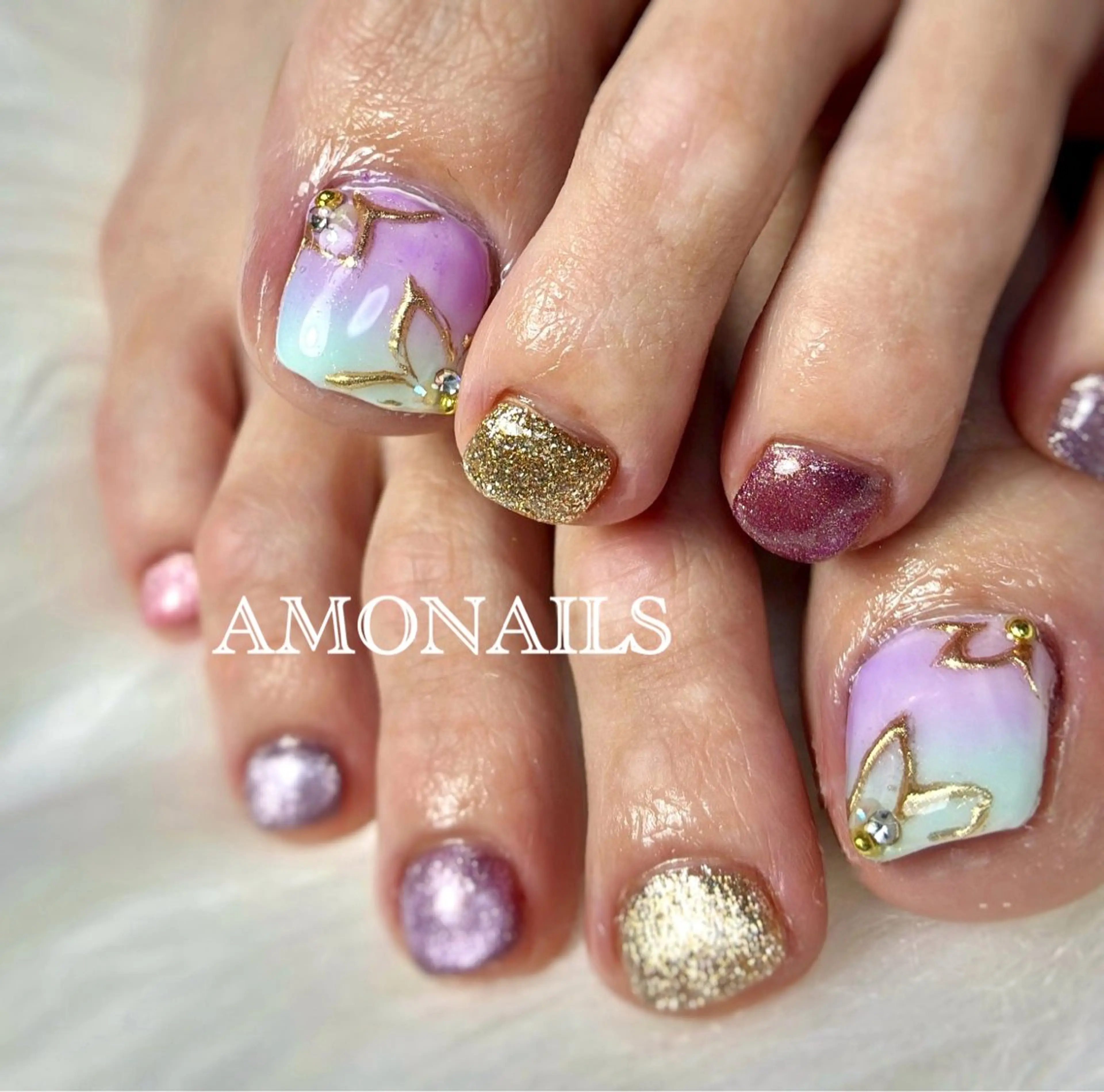 ネイル ジェルネイル AMONAILS *.のネイルデザイン