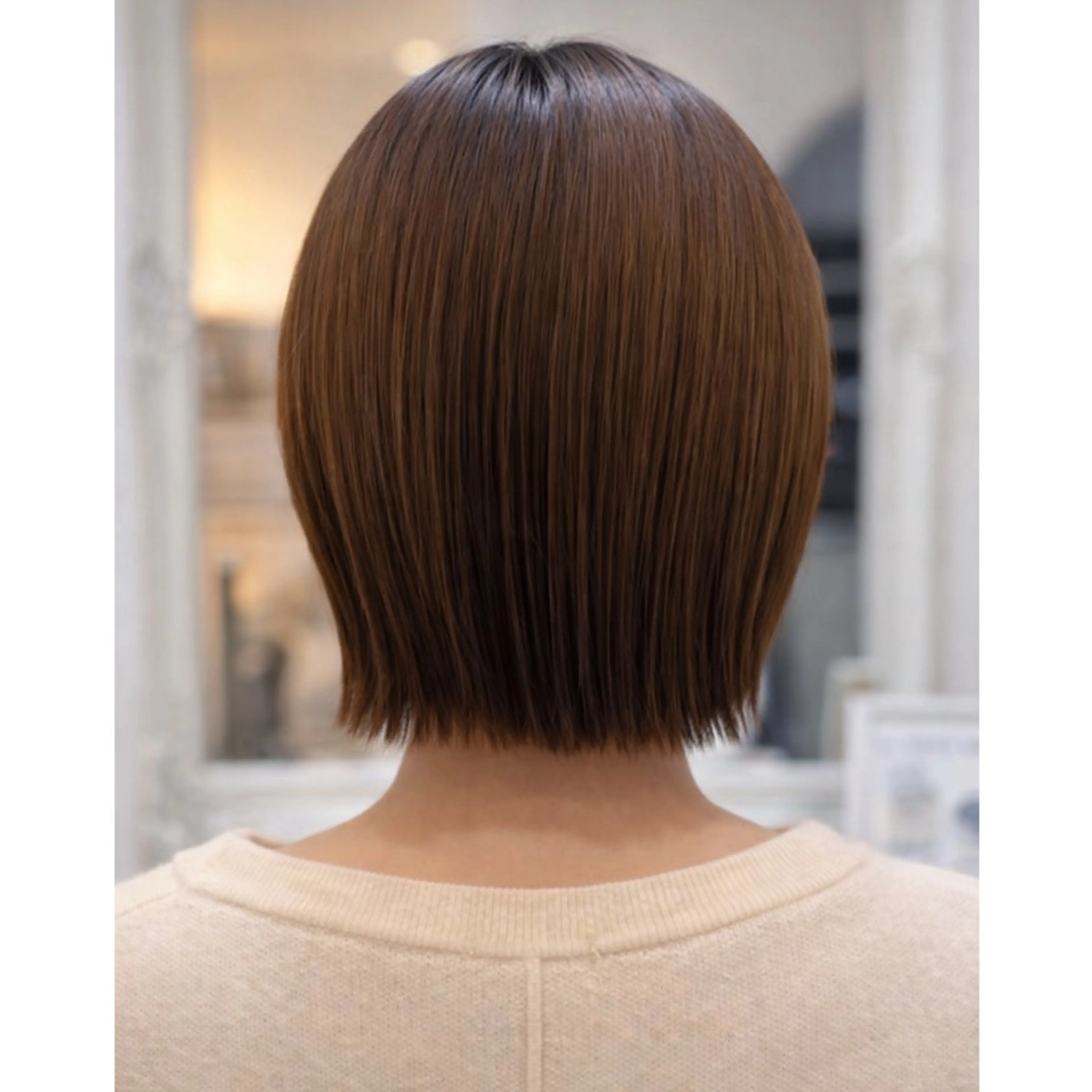 ショート 切りっぱなしボブ ボブ カット トリートメント 森光みやび / WILLOW京橋のヘアスタイル