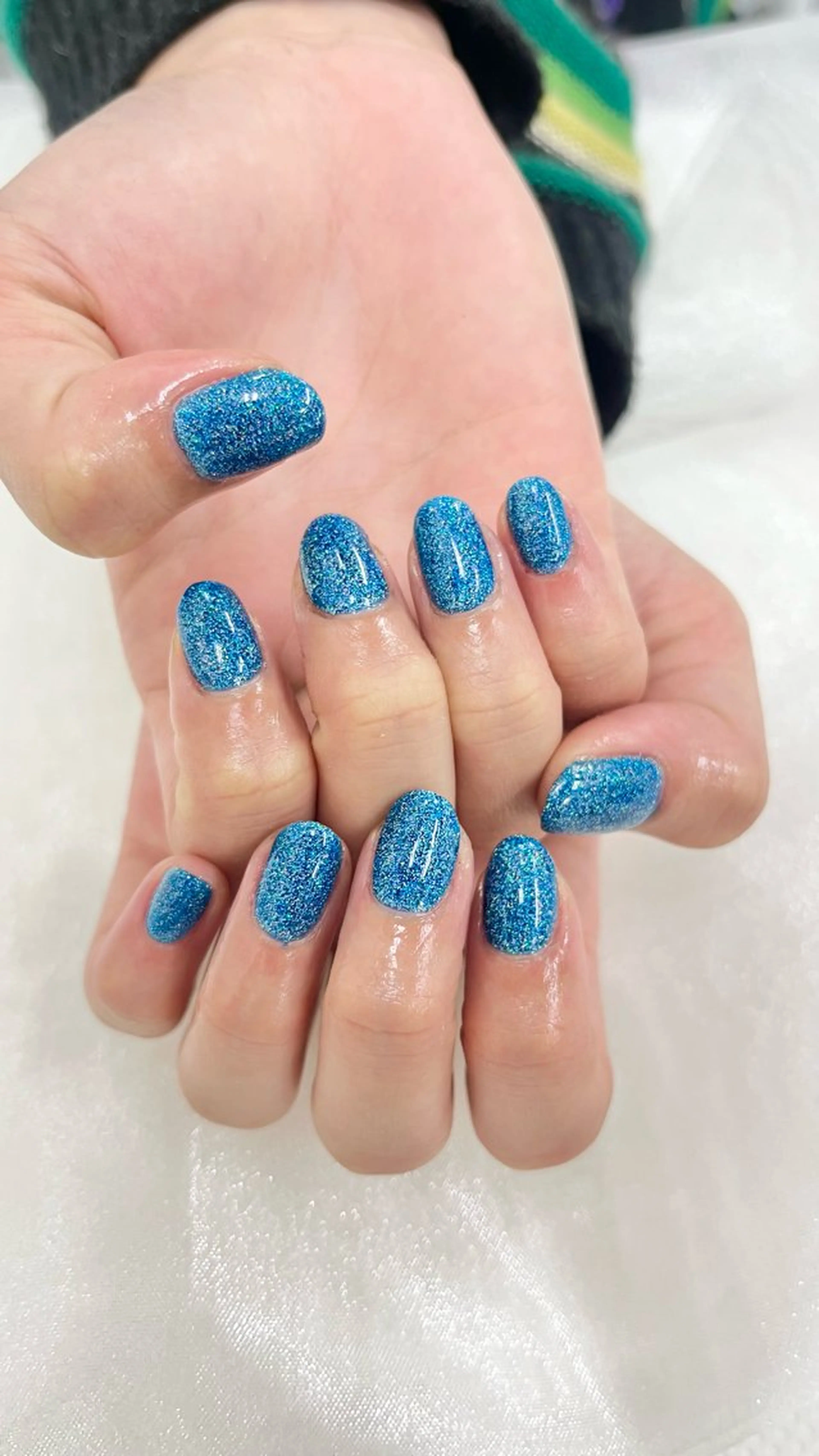 ネイル キラキラネイル Queen nail 北堀江 ASUKAのネイルデザイン