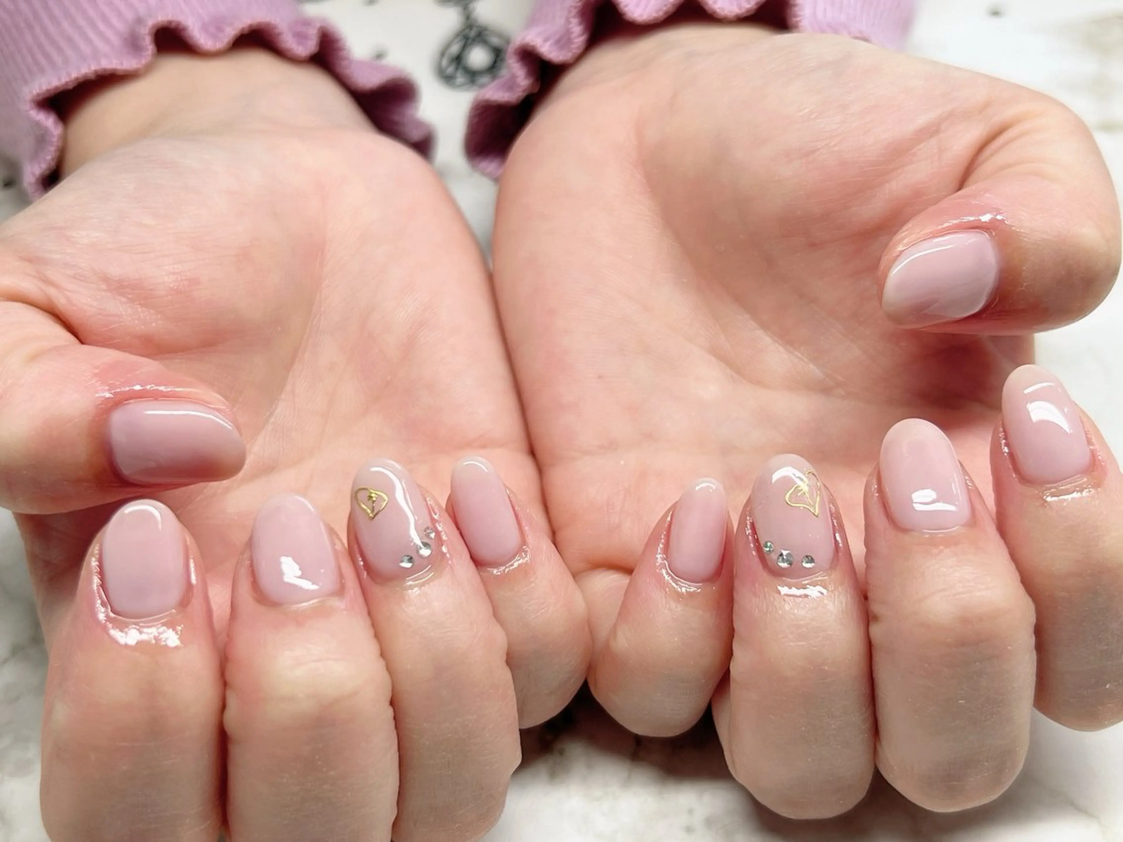 ネイル ワンカラーネイル ハンドネイル NailSalon MAHINAのネイルデザイン