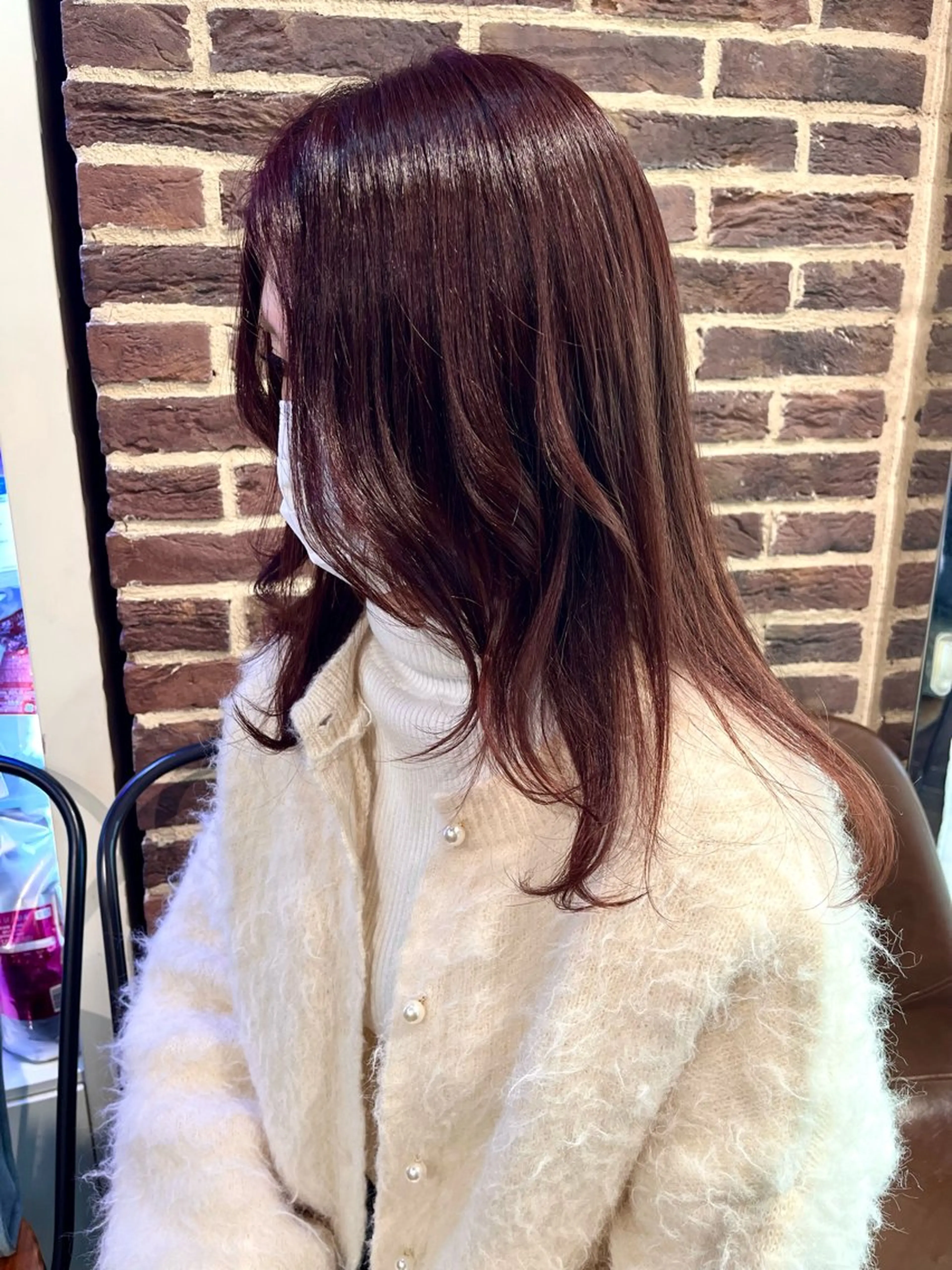 ロング ヘアカラー 酸性ストレート 🤍🎀honokaのヘアスタイル