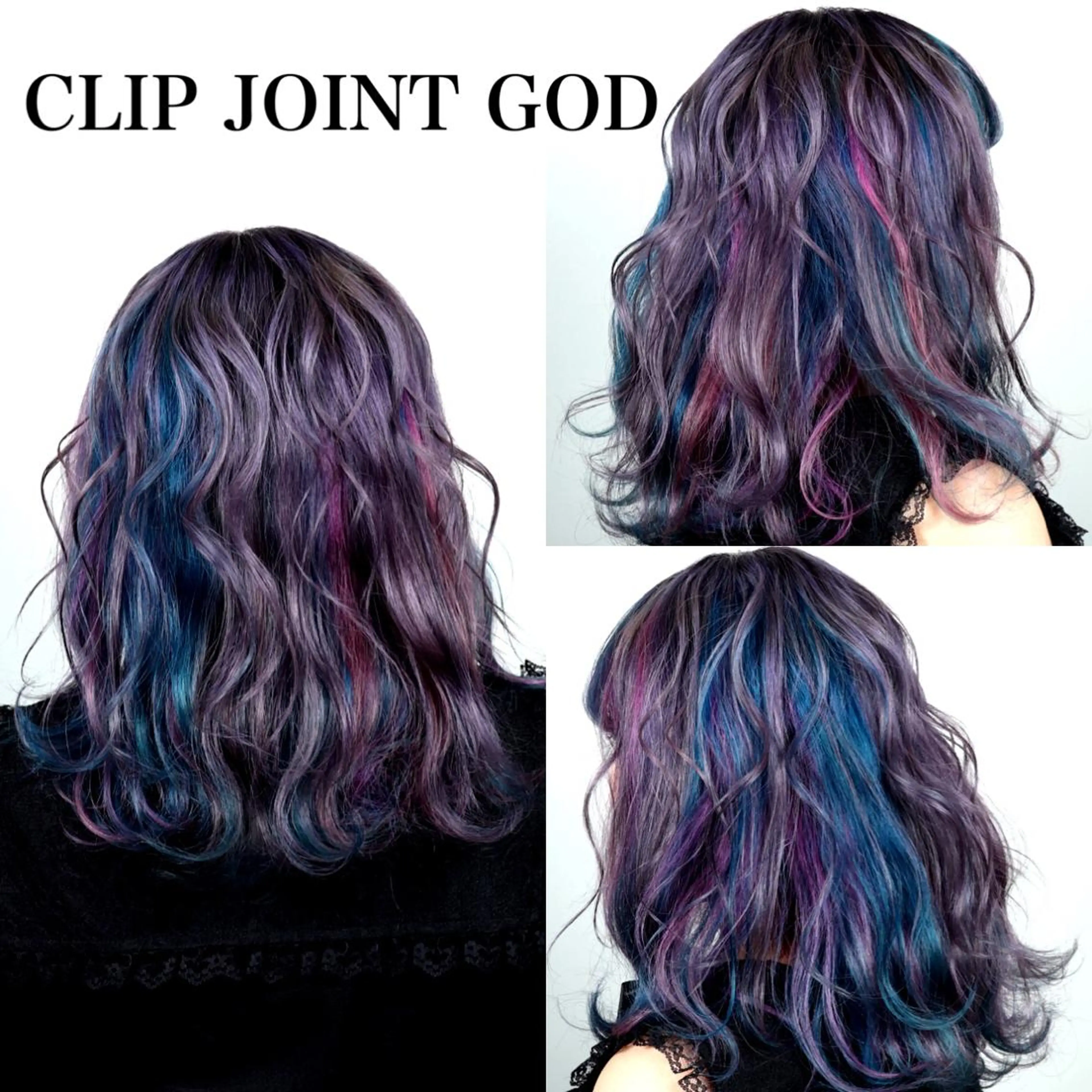 セミロング カラー アッシュ メッシュ ピンクカラー パープルカラー ヘアカラー トリートメント ヘアセット 秋葉 洸平のヘアスタイル